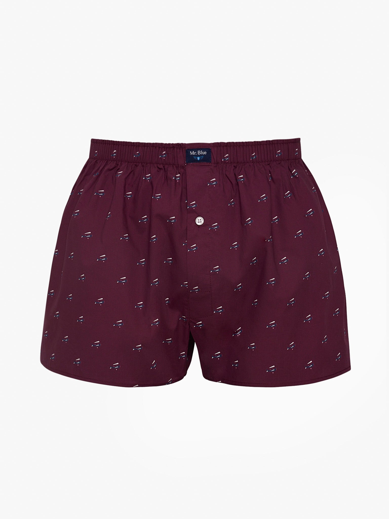 BOXERS BORDEAUX CLASSIC FIT MR. BLUE