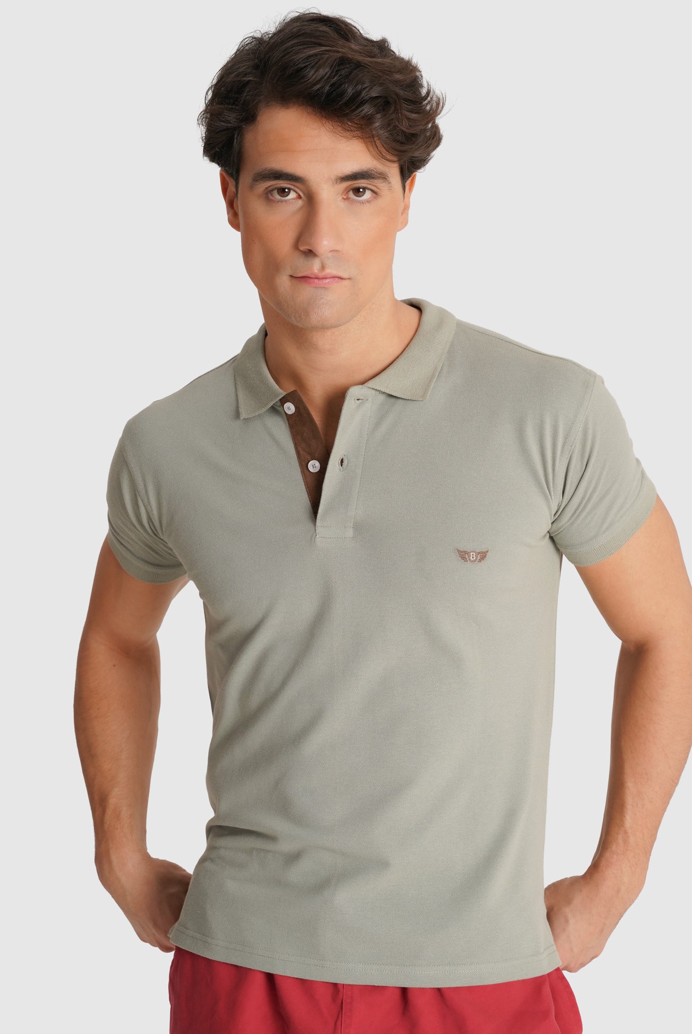 POLO VERDE MANGA CURTA REGULAR FIT MR. BLUE
