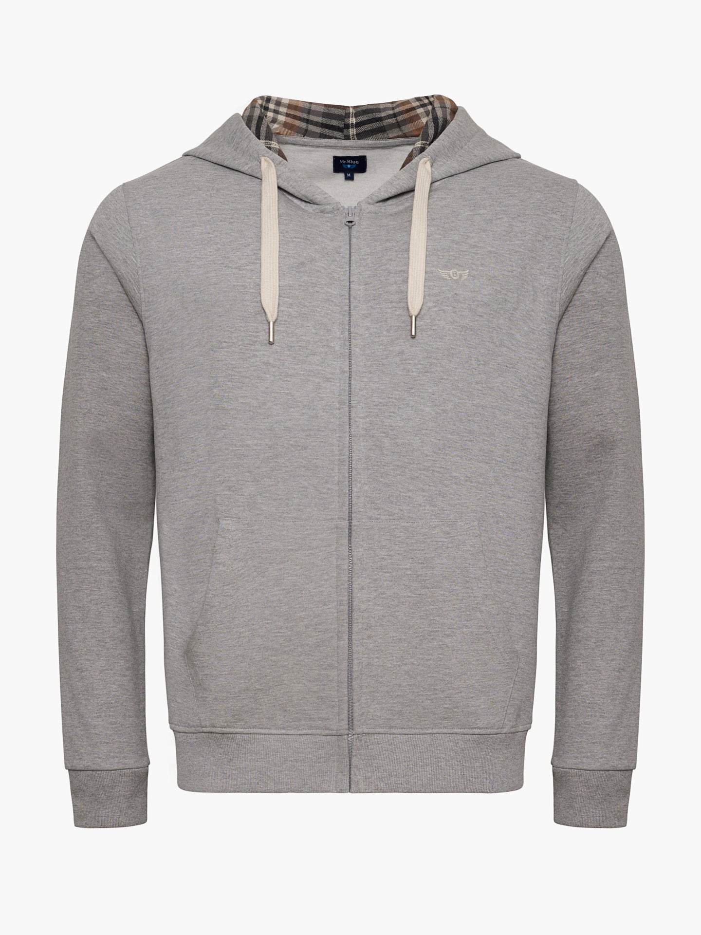 HOODIE CINZENTO REGULAR FIT MR. BLUE