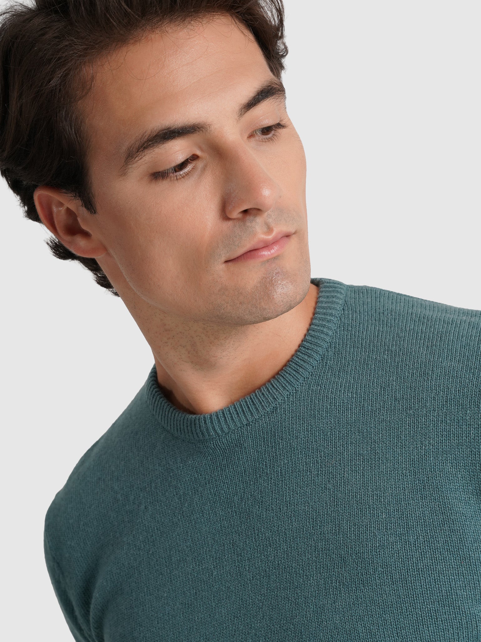 PULLOVER LÃ VERDE MANGA COMPRIDA REGULAR FIT MR. BLUE