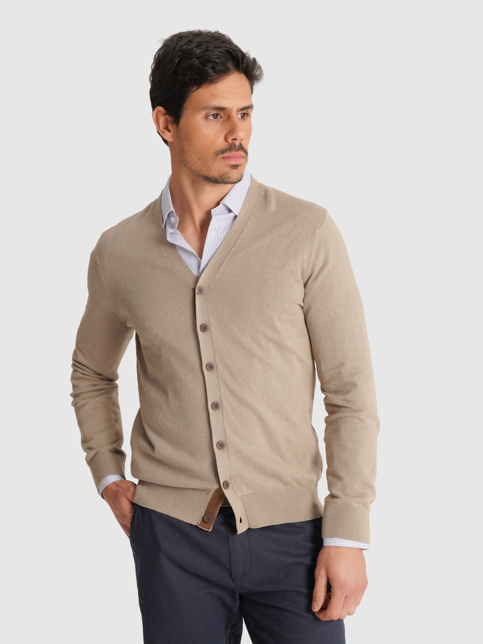 PULLOVER ALGODÃO VERDE MANGA COMPRIDA REGULAR FIT MR. BLUE