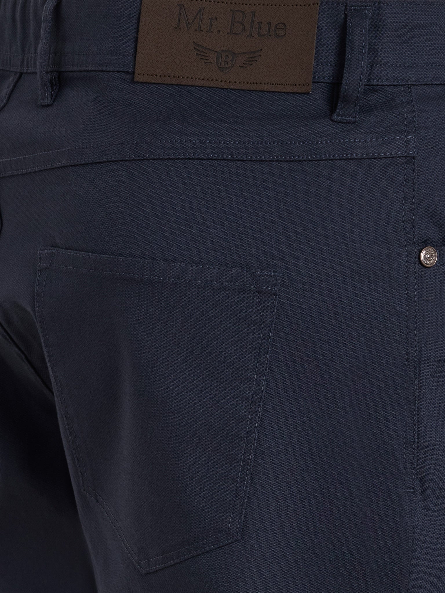 CALÇAS ALGODÃO AZUIS SLIM FIT MR. BLUE