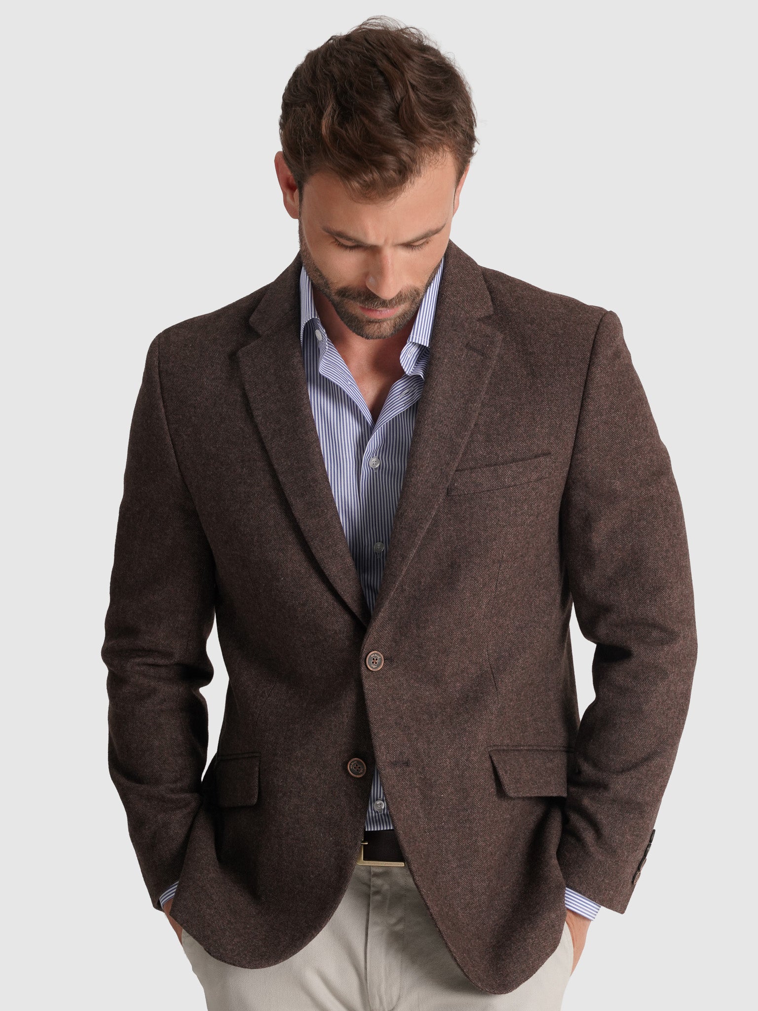 BLAZER CASTANHO REGULAR FIT MR. BLUE