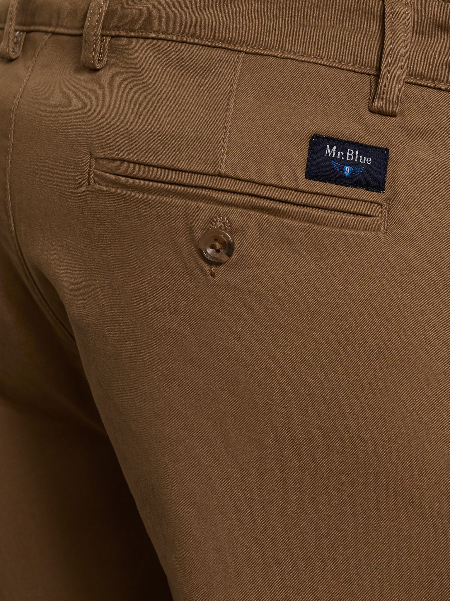 CALÇAS ALGODÃO CAMELS REGULAR FIT MR. BLUE