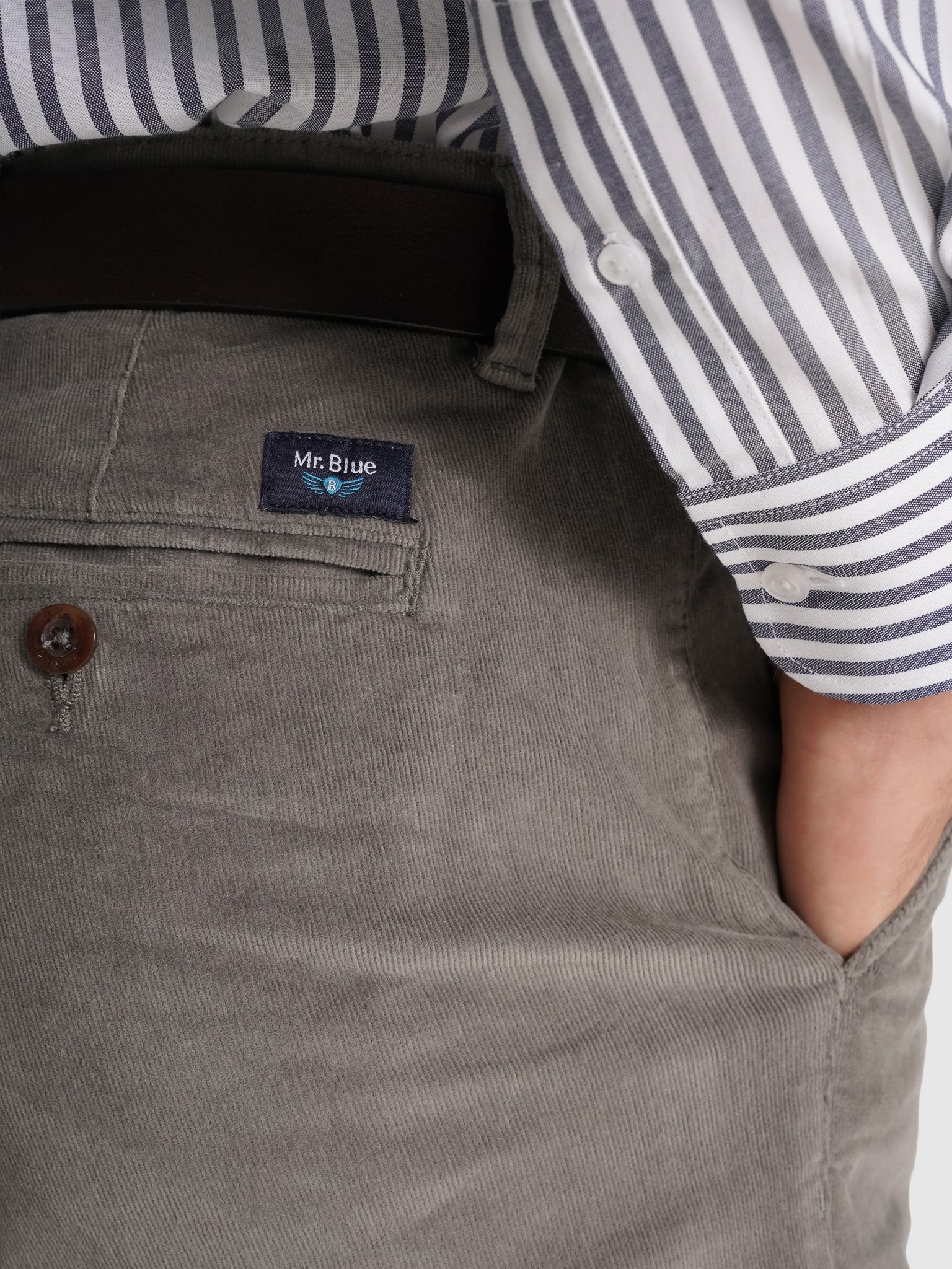 CALÇAS ALGODÃO VERDES CLASSIC FIT MR. BLUE