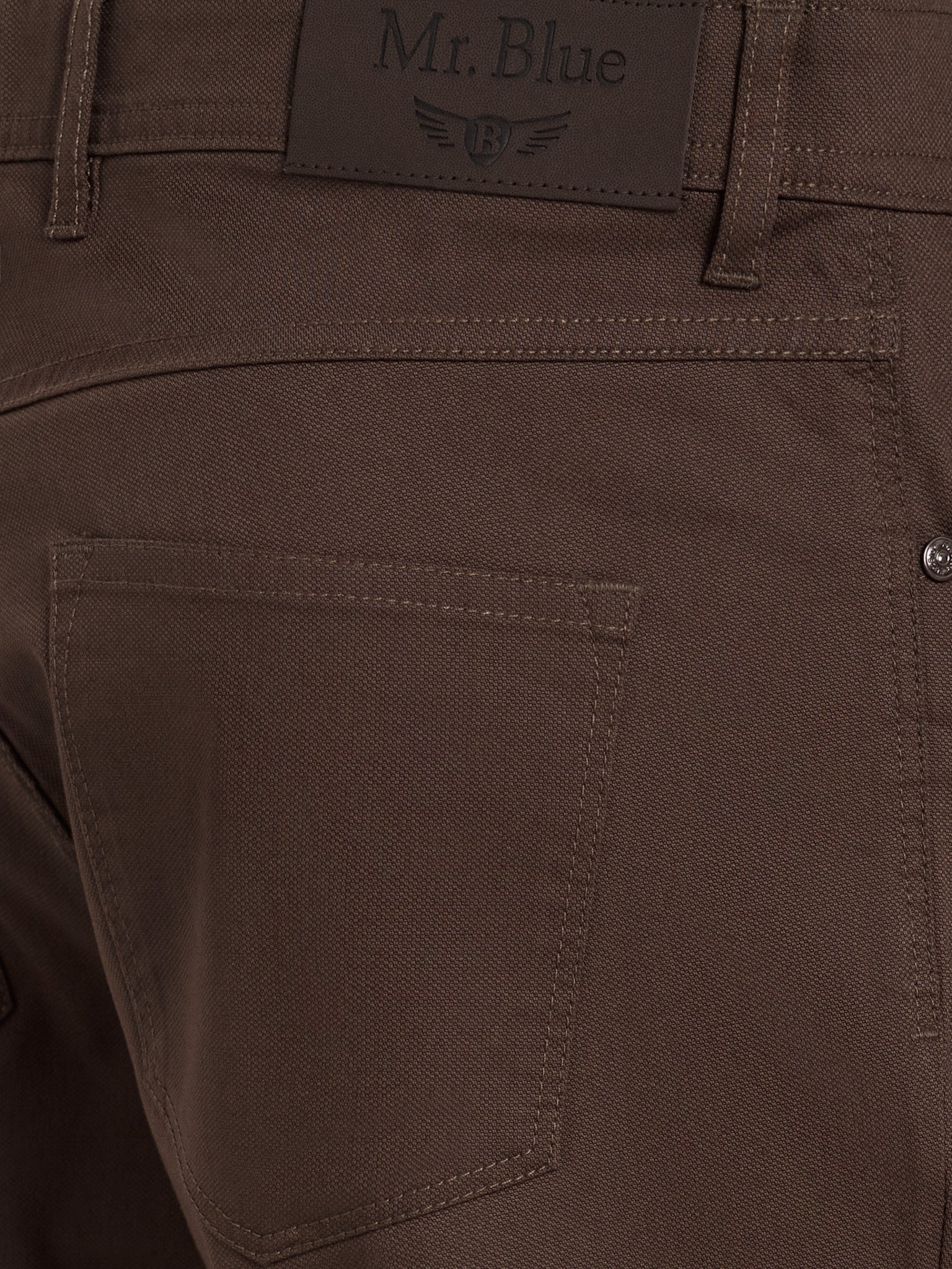CALÇAS ALGODÃO CASTANHAS SLIM FIT MR. BLUE