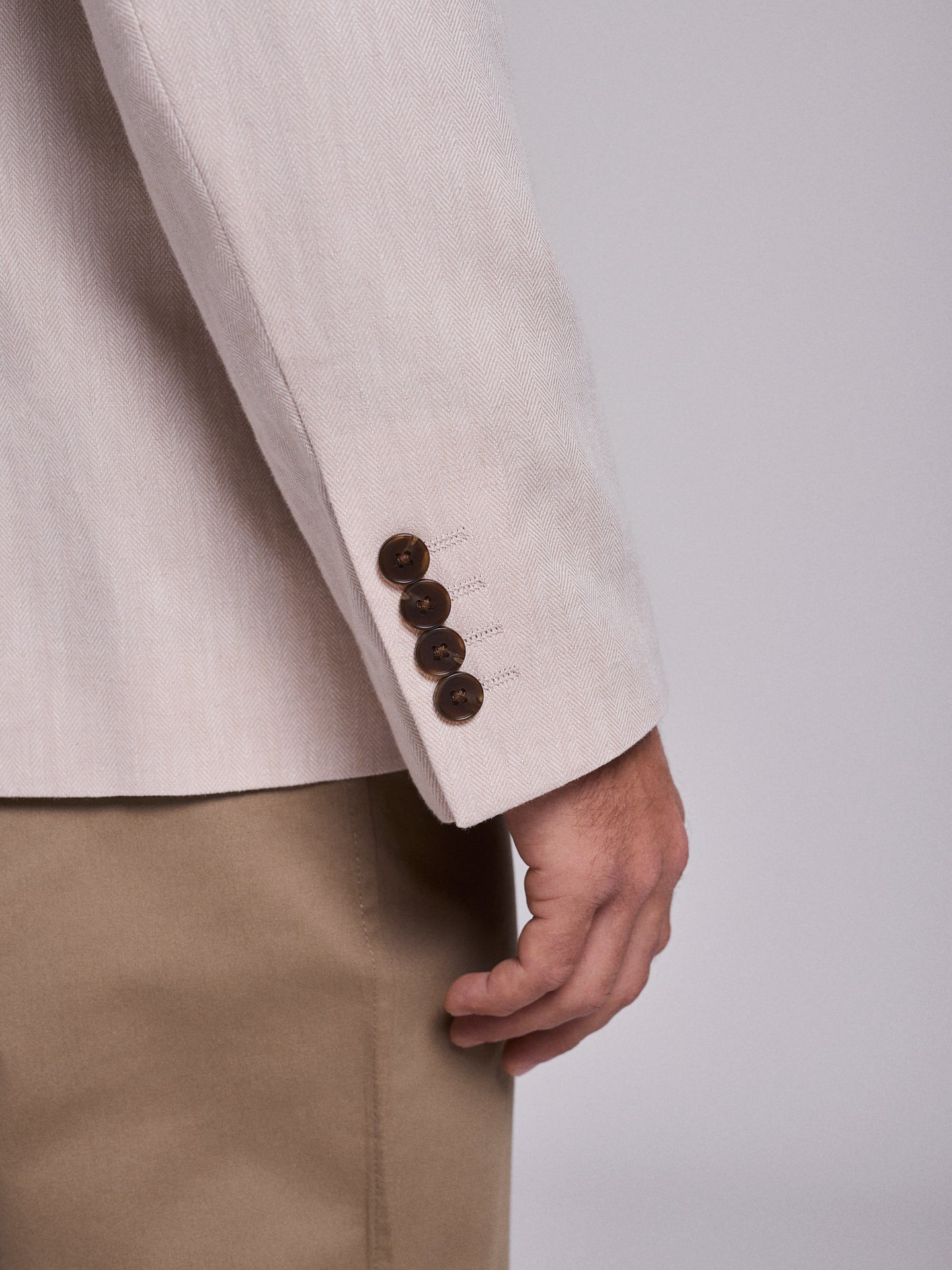 BLAZER BEGE REGULAR FIT MR. BLUE