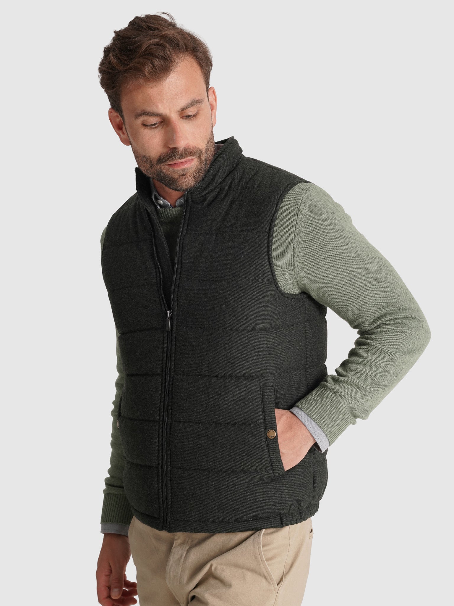 BLUSÃO VERDE REGULAR FIT MR. BLUE