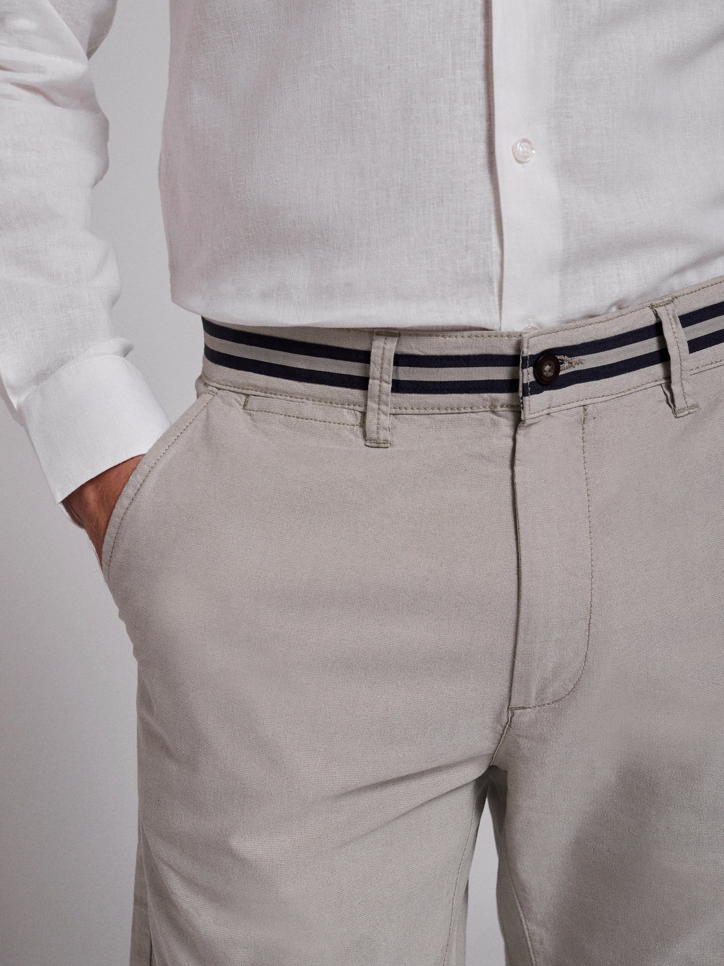 BERMUDA ALGODÃO VERDES REGULAR FIT MR. BLUE