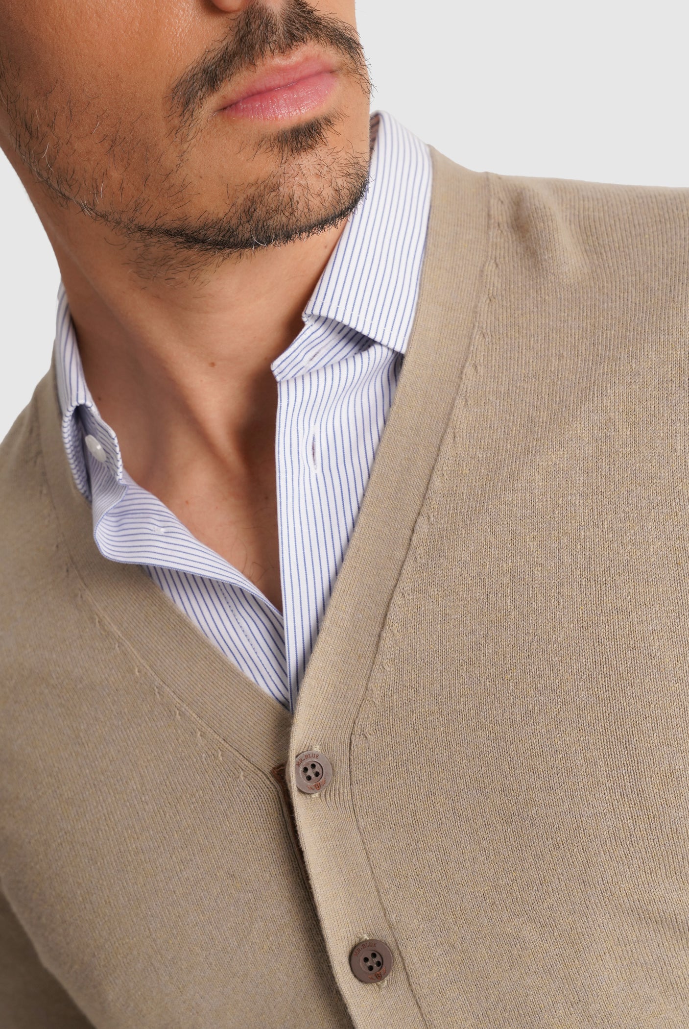 PULLOVER ALGODÃO VERDE MANGA COMPRIDA REGULAR FIT MR. BLUE