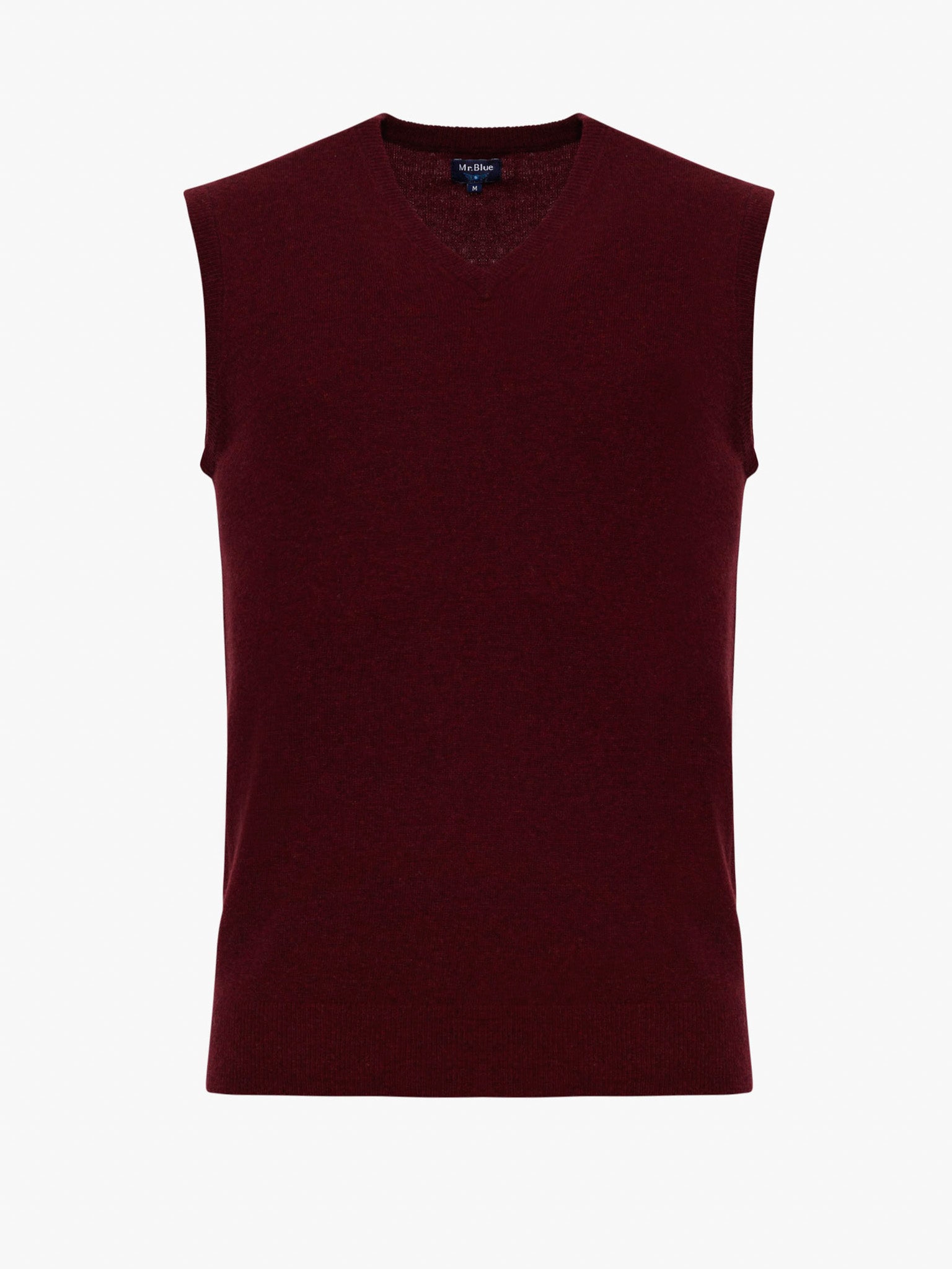 PULLOVER LÃ BORDEAUX MANGA CURTA REGULAR FIT MR. BLUE