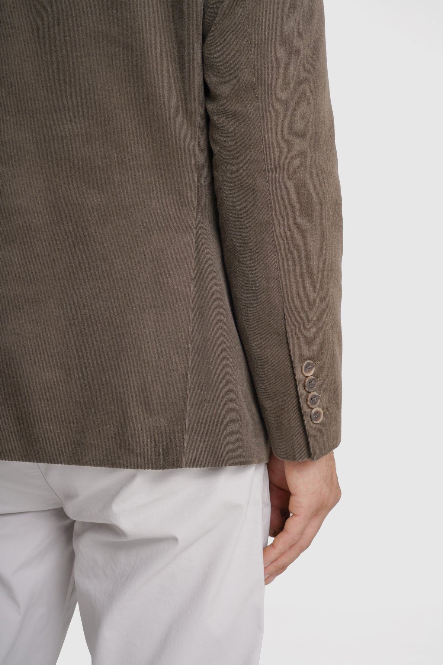 BLAZER ALGODÃO CASTANHO LISO MR. BLUE