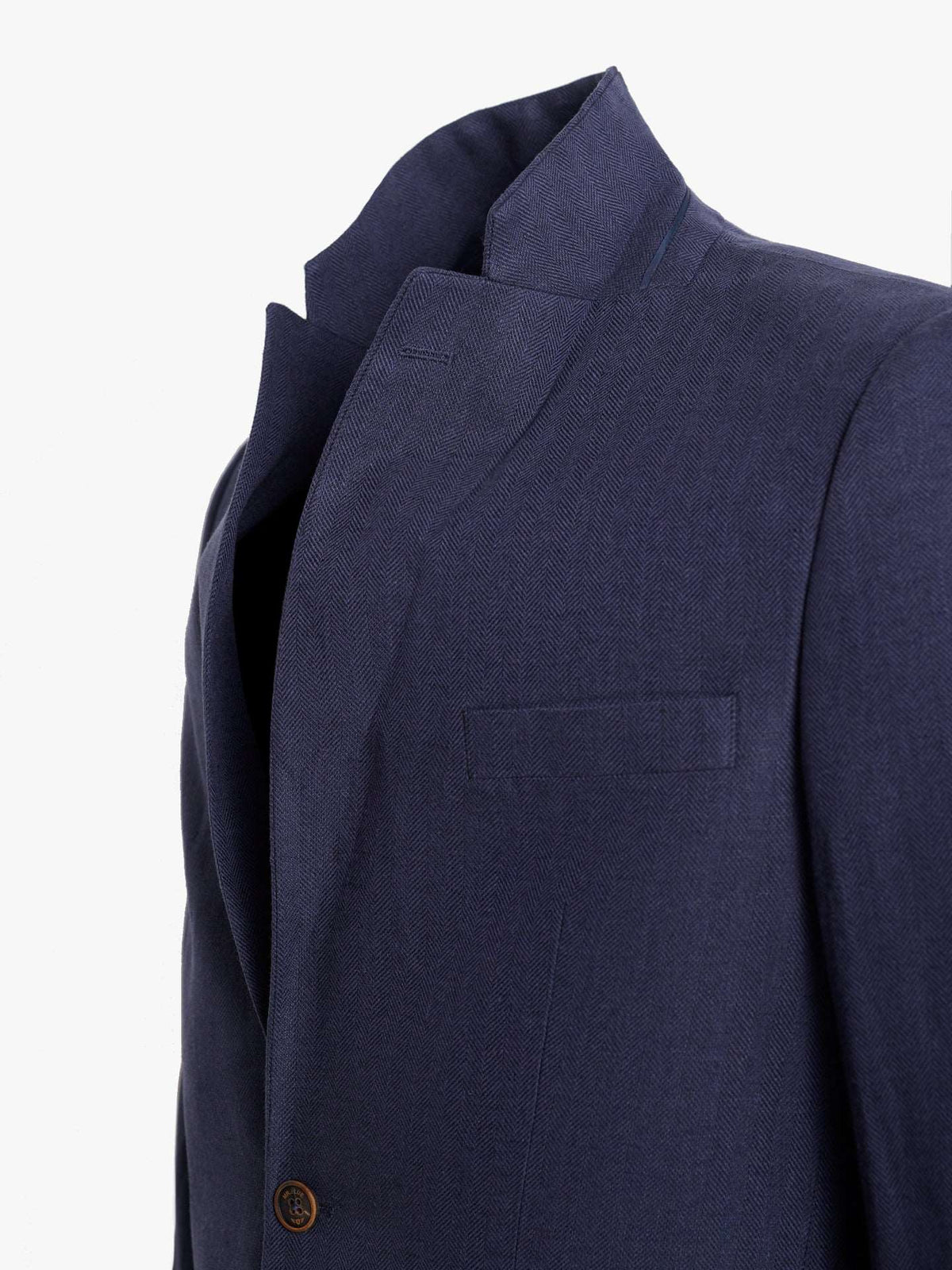 Blazer Azul De Linho Mr. Blue