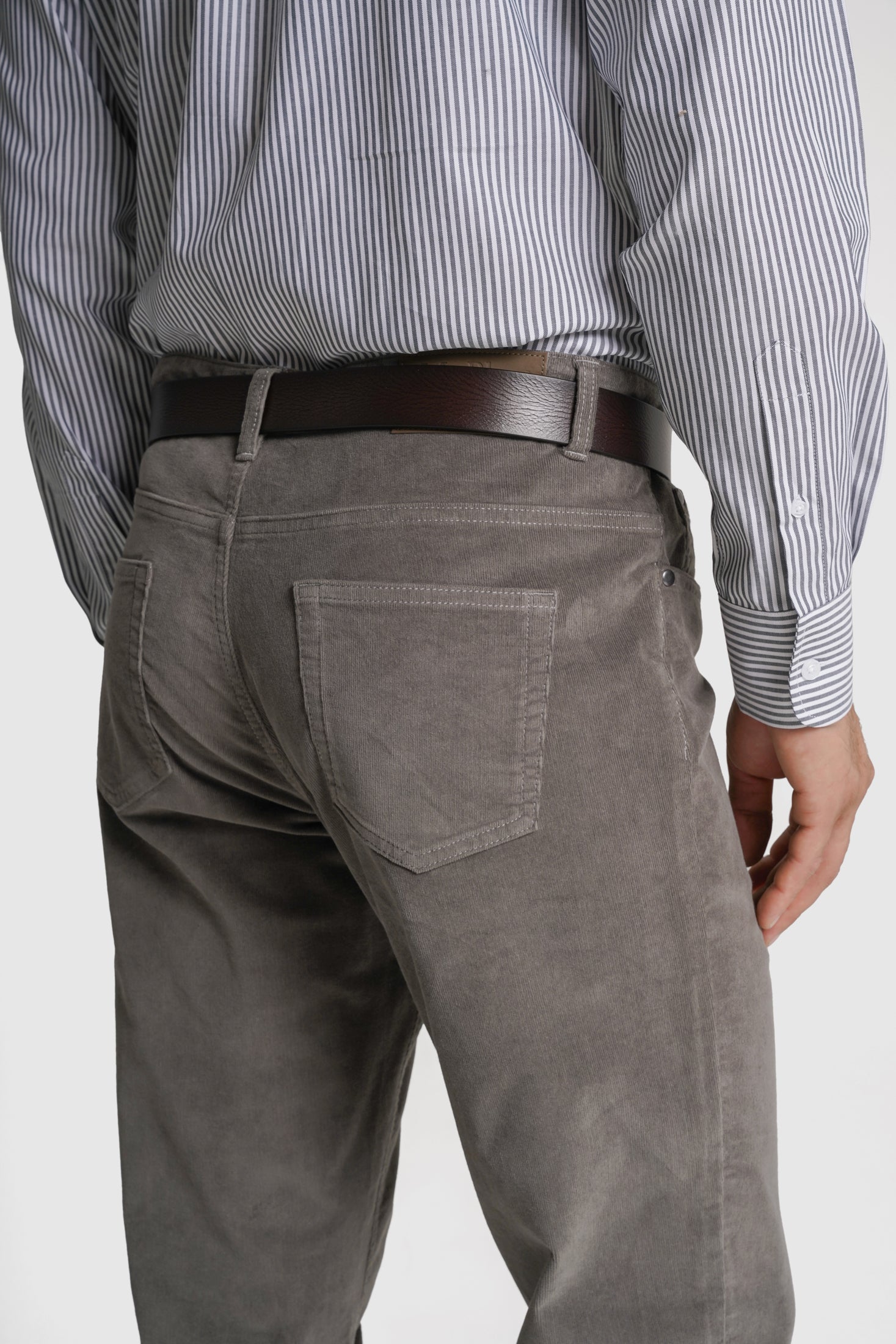 CALÇAS ALGODÃO SLIM FIT VERDES LISAS MR. BLUE