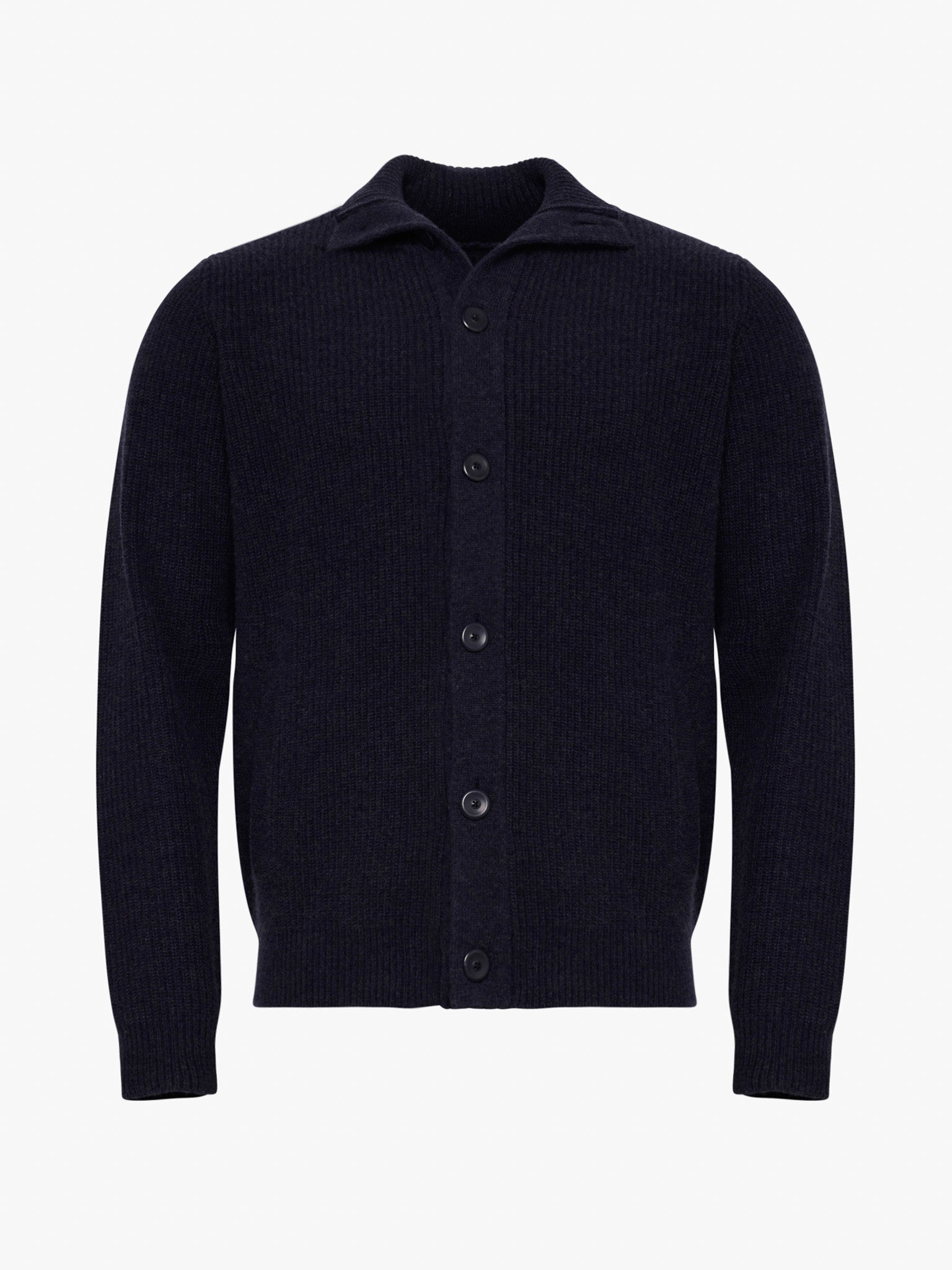 Pullover Lã Merino Azul Manga Comprida Regular Fit Mr. Blue