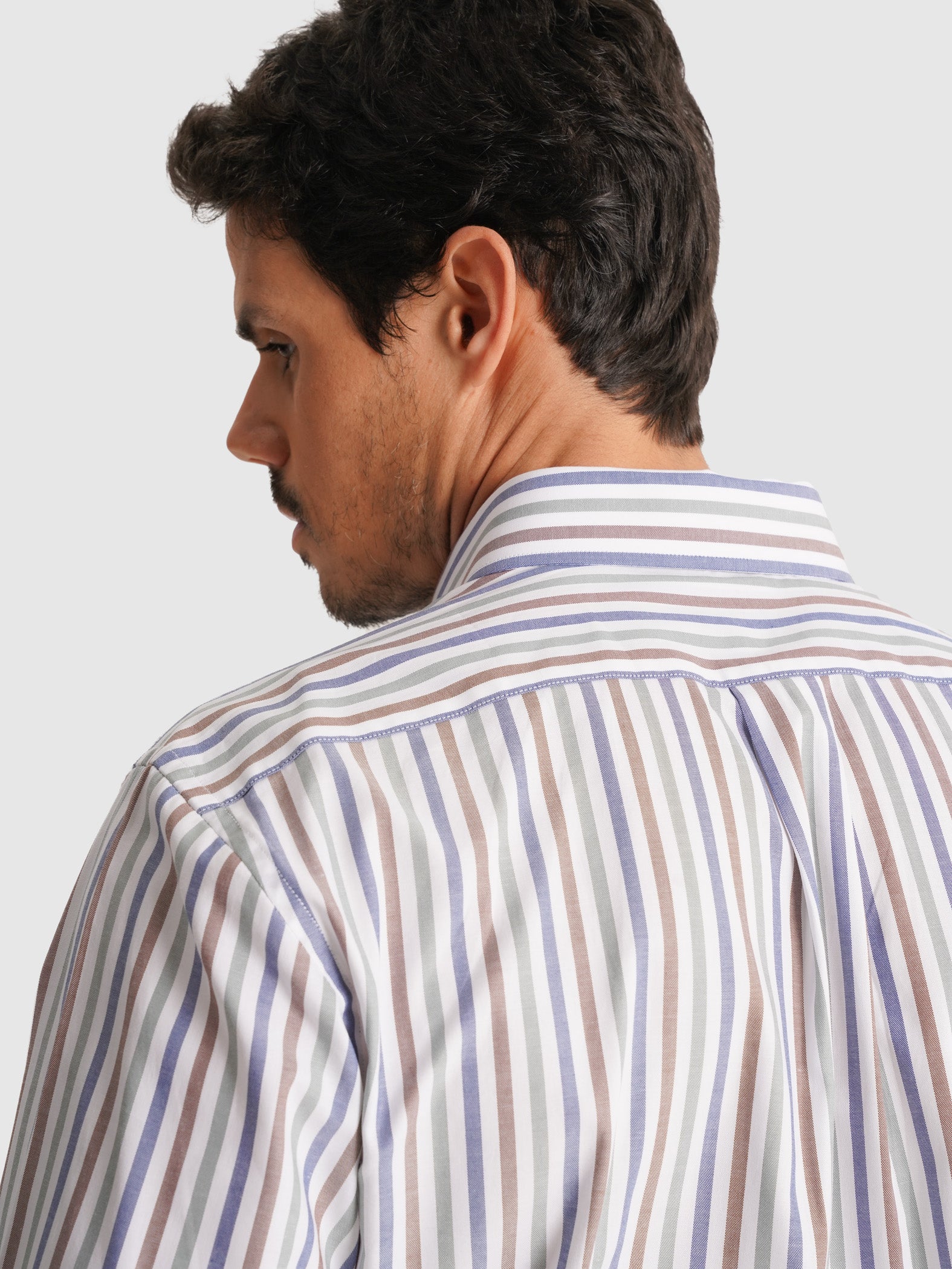 CAMISA VERDE MANGA COMPRIDA REGULAR FIT MR. BLUE