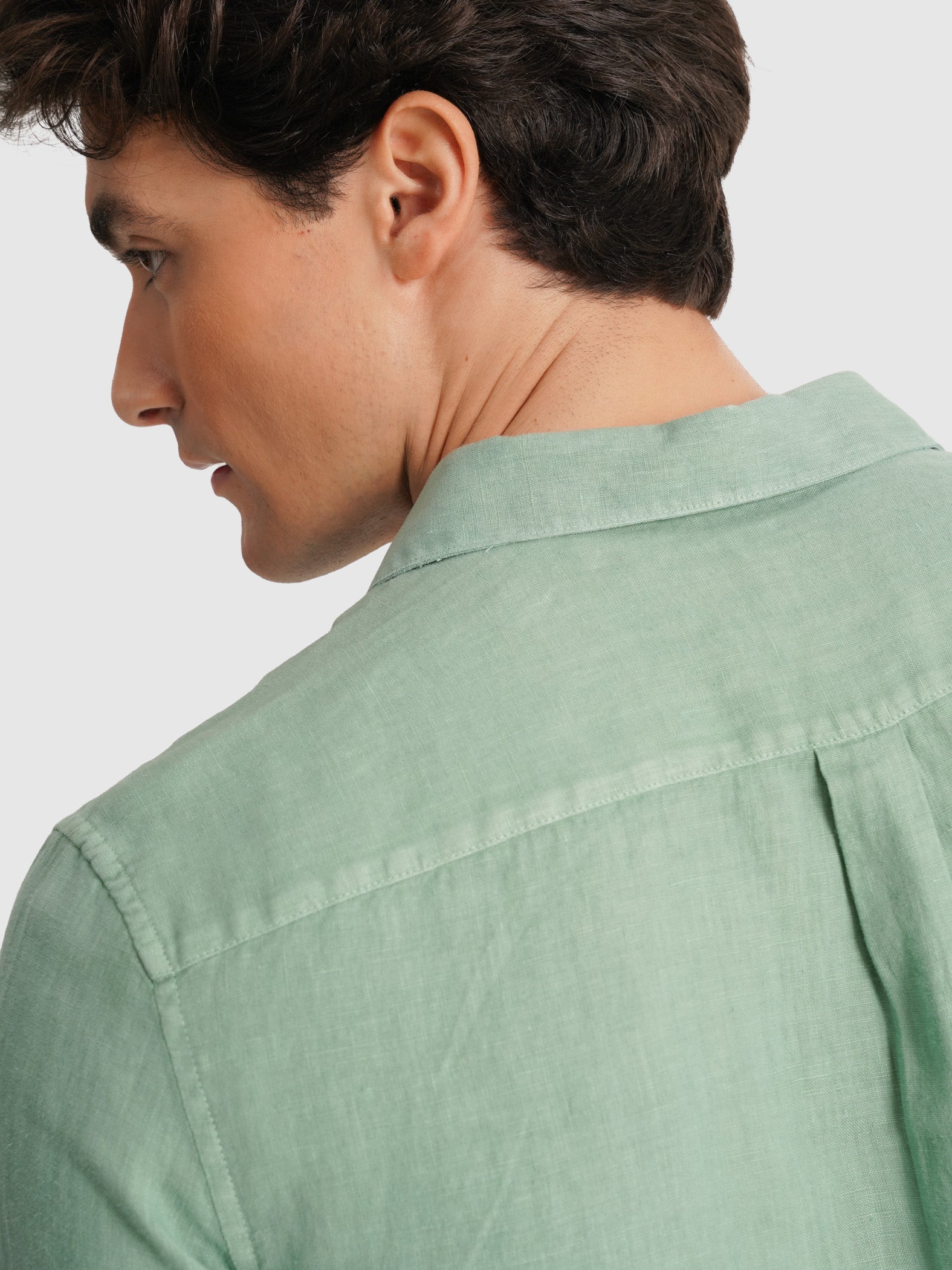 CAMISA VERDE MANGA COMPRIDA TAILORED FIT MARK BELLUCCI