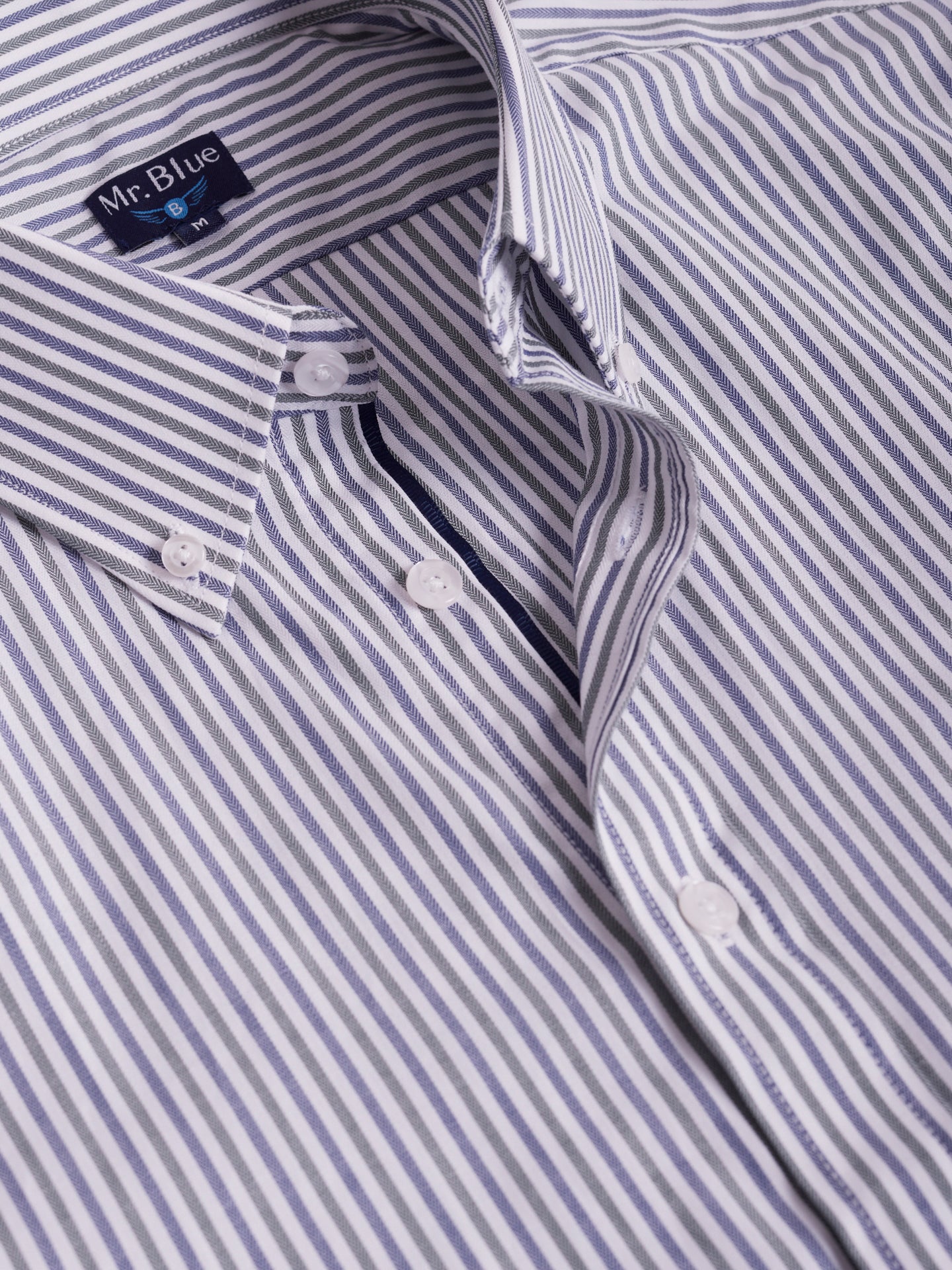 CAMISA AZUL REGULAR FIT MR. BLUE