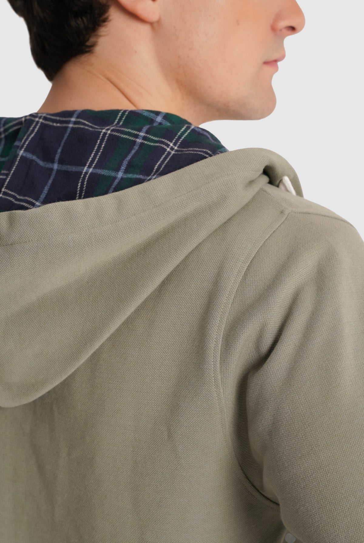HOODIE VERDE REGULAR FIT MR. BLUE