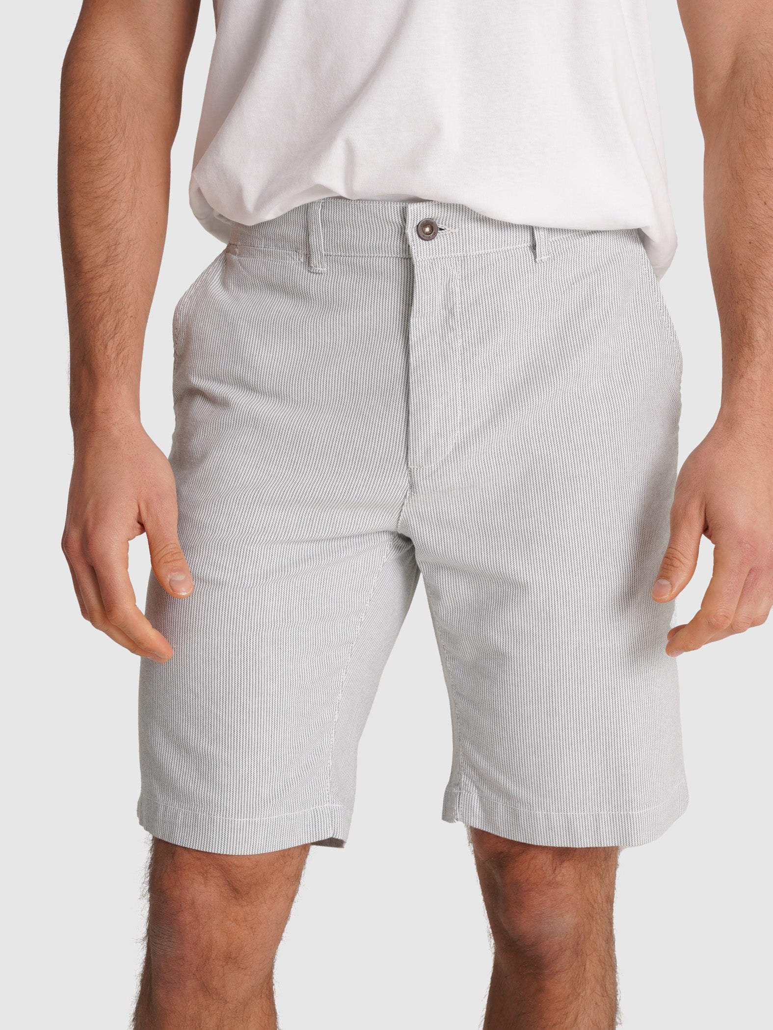 BERMUDA OXFORD VERDES REGULAR FIT MR. BLUE