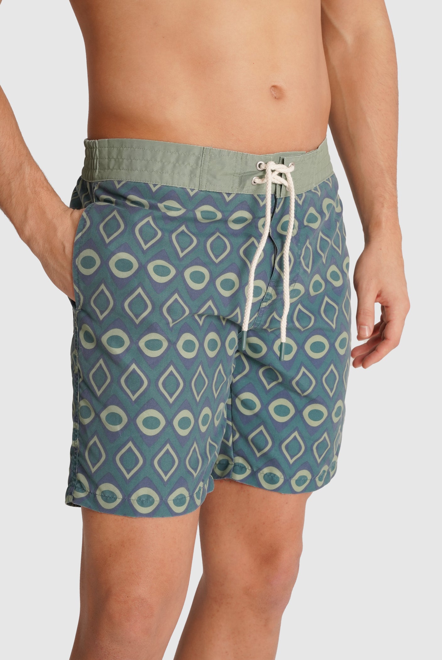 FATO BANHO CINZENTO REGULAR FIT MR. BLUE