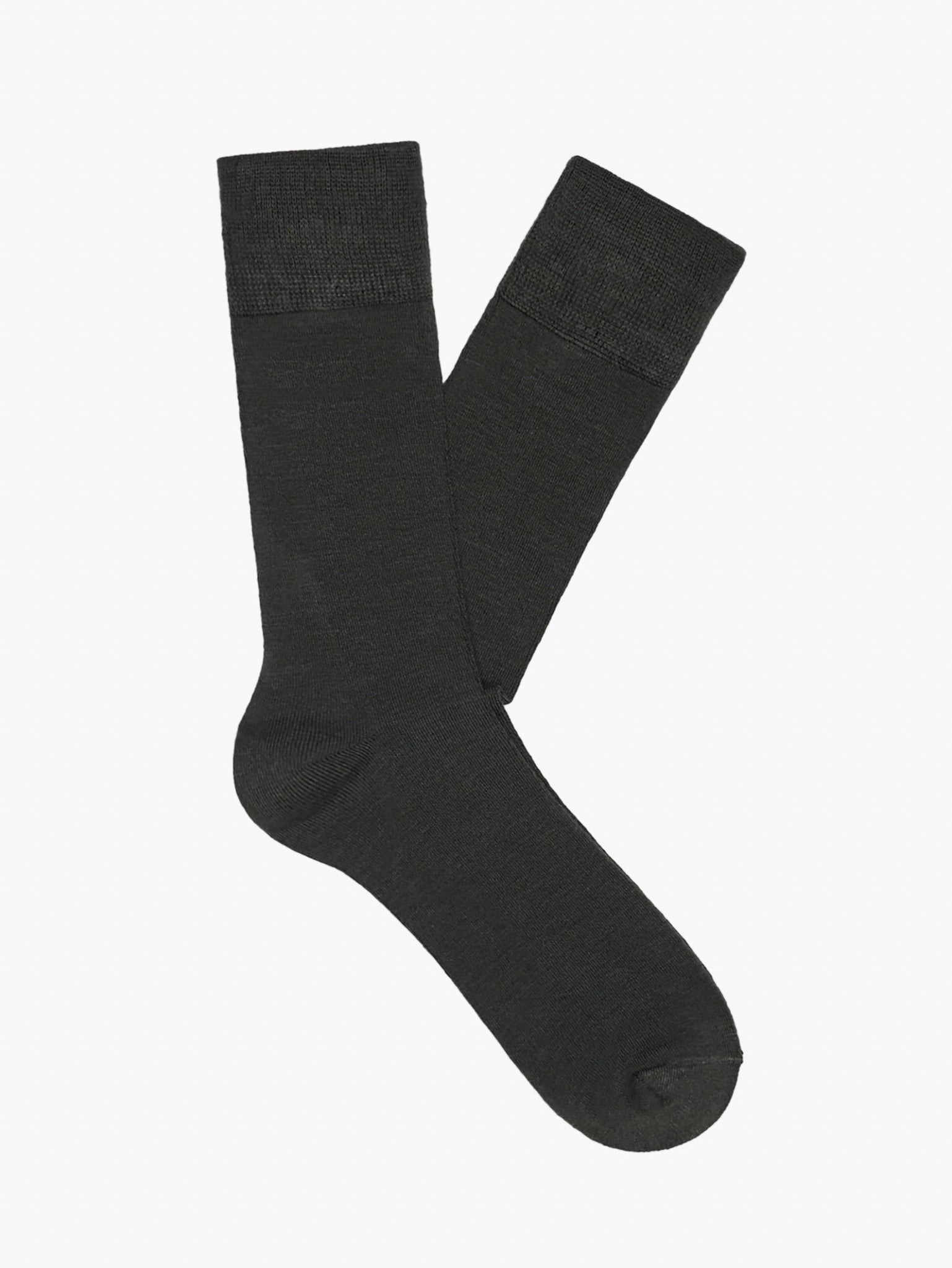 MEIAS BAMBOO REGULAR FIT VERDES LISAS MR. BLUE