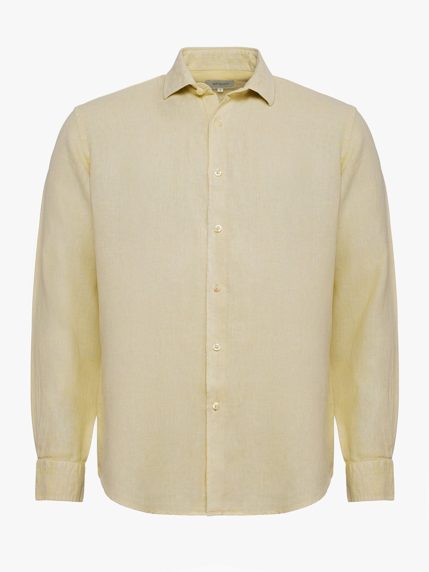 Camisa Tailored Fit Linho Verde Mr. Blue