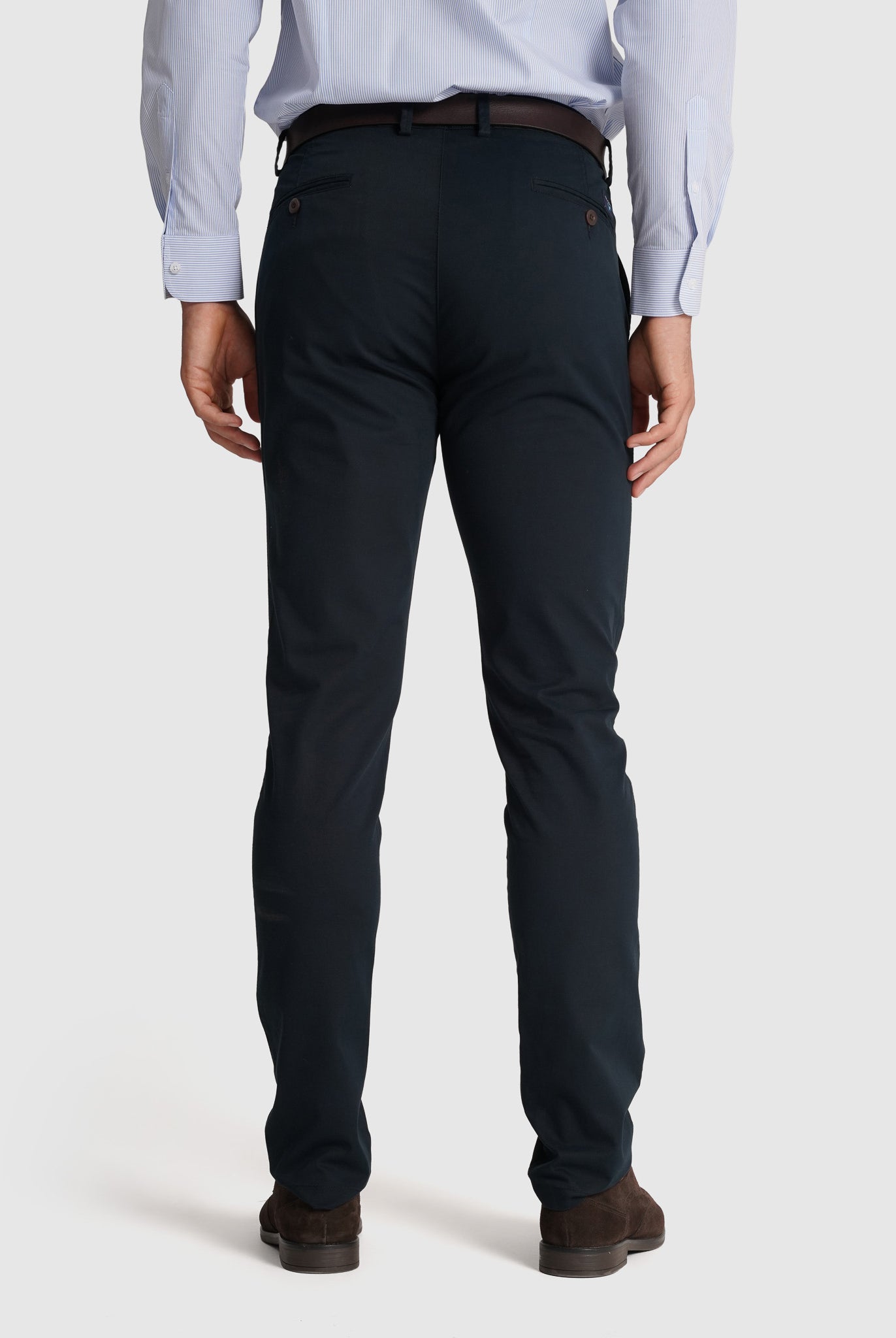 Calça Algodão Azuis Slim Fit Mr. Blue