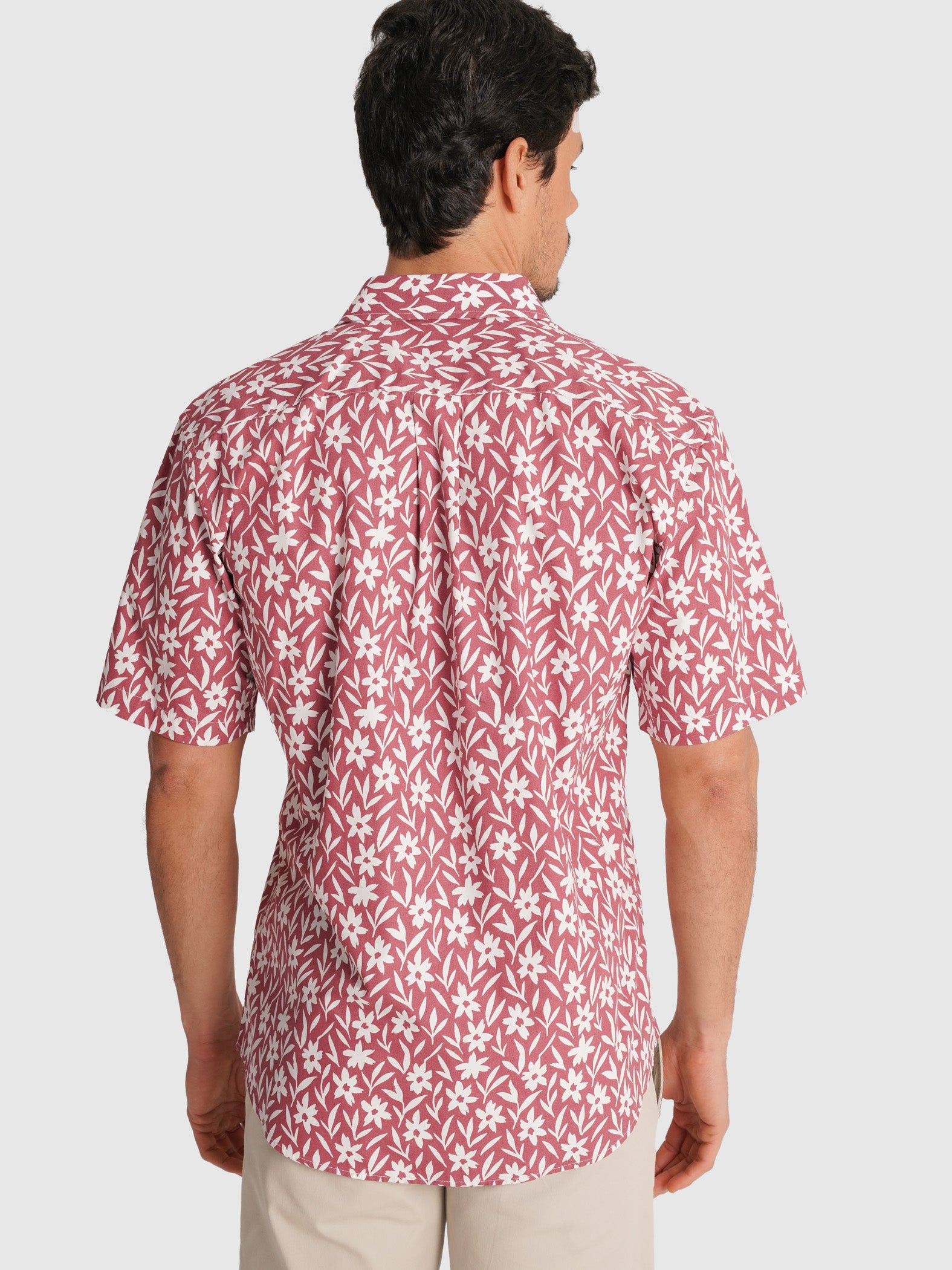 CAMISA ROSA MANGA CURTA REGULAR FIT MR. BLUE