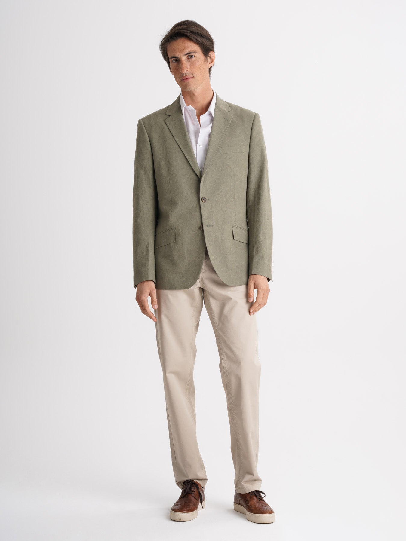 Mr. Blue Blazer Lino Verde
