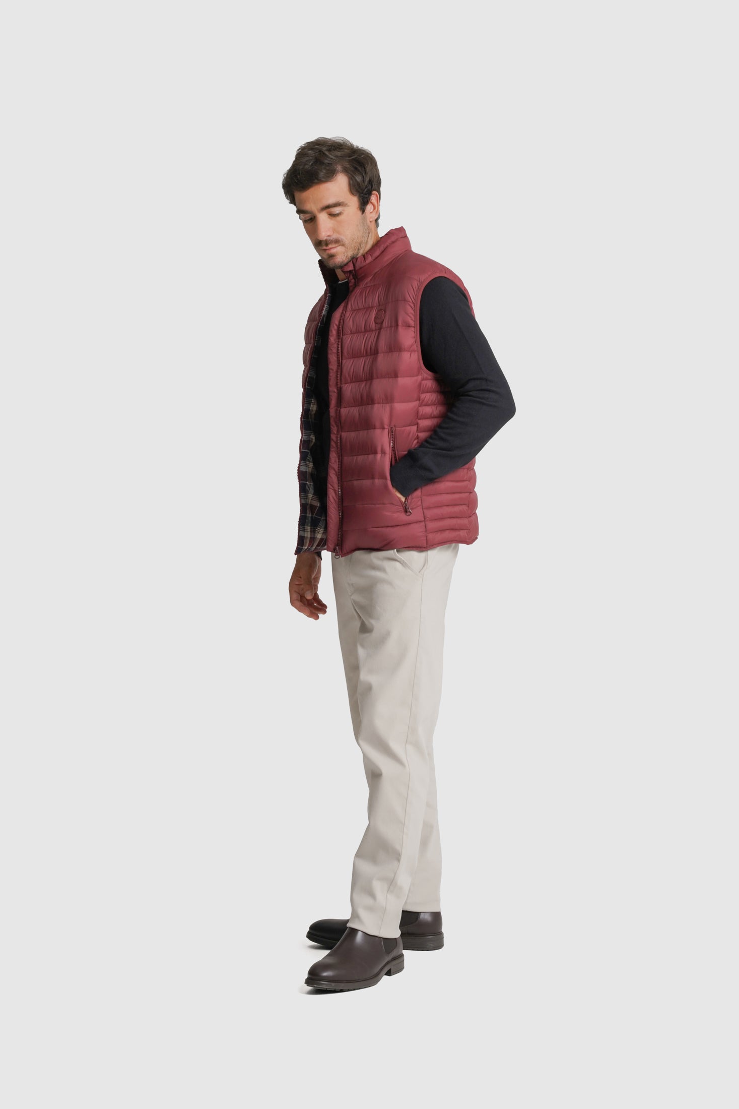 COLETE OUTROS REGULAR FIT BORDEAUX LISO MR. BLUE