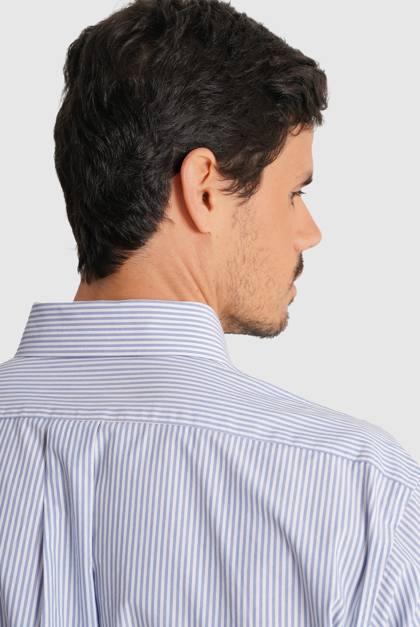 CAMISA AZUL MANGA COMPRIDA REGULAR FIT MR. BLUE
