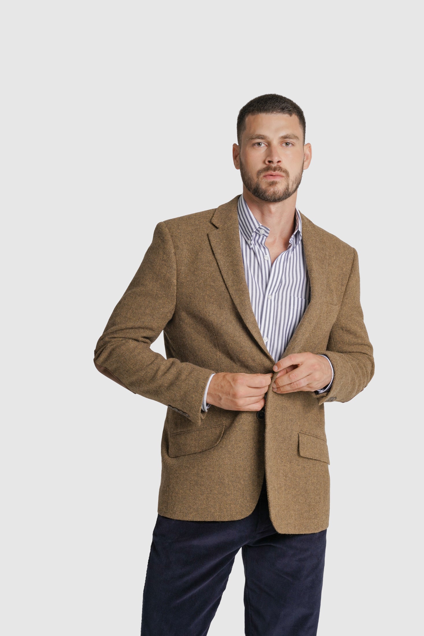 BLAZER LÃ REGULAR FIT AMARELO LISO MR. BLUE