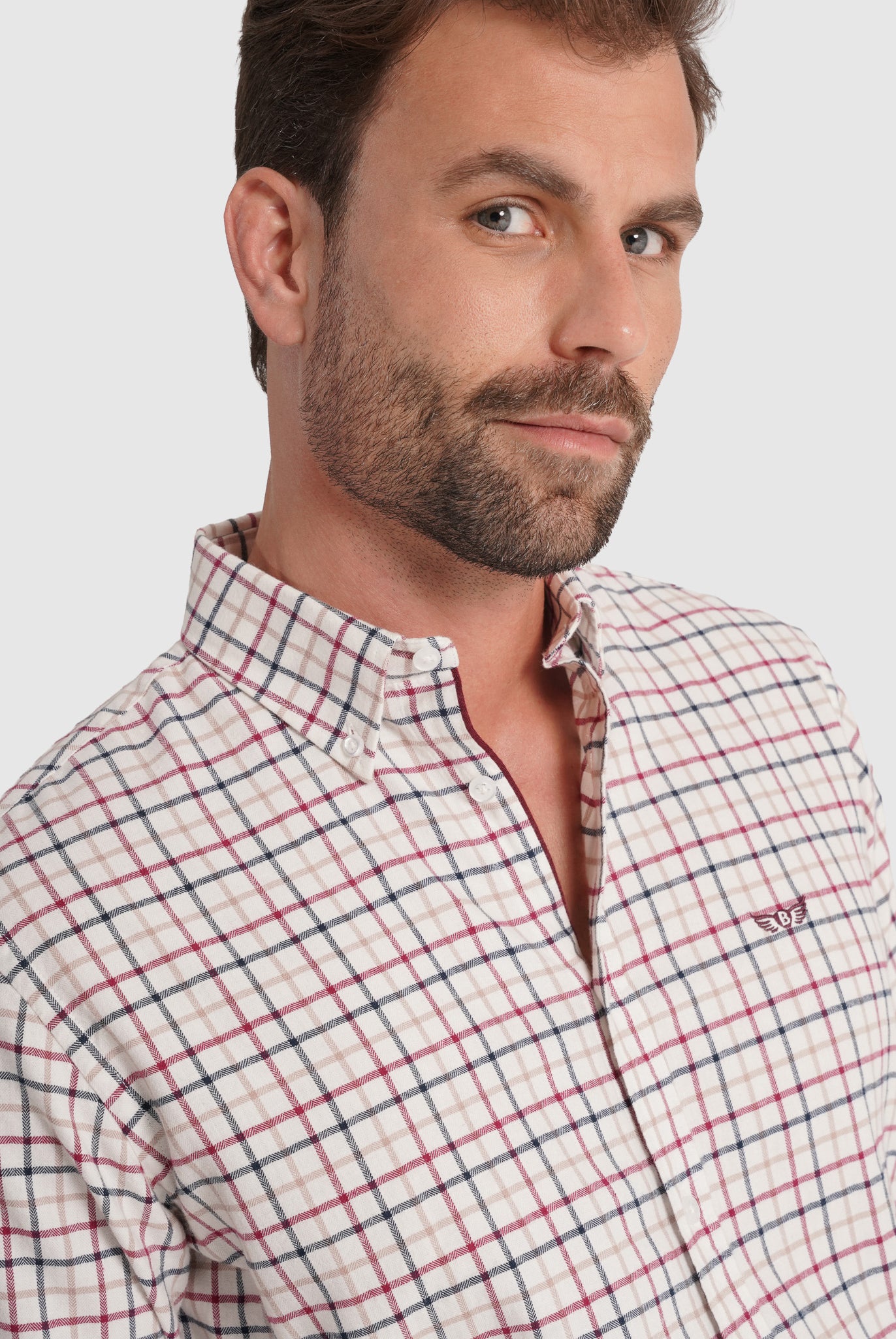 Camisa Vayella Azul Manga Comprida Regular Fit Mr. Blue