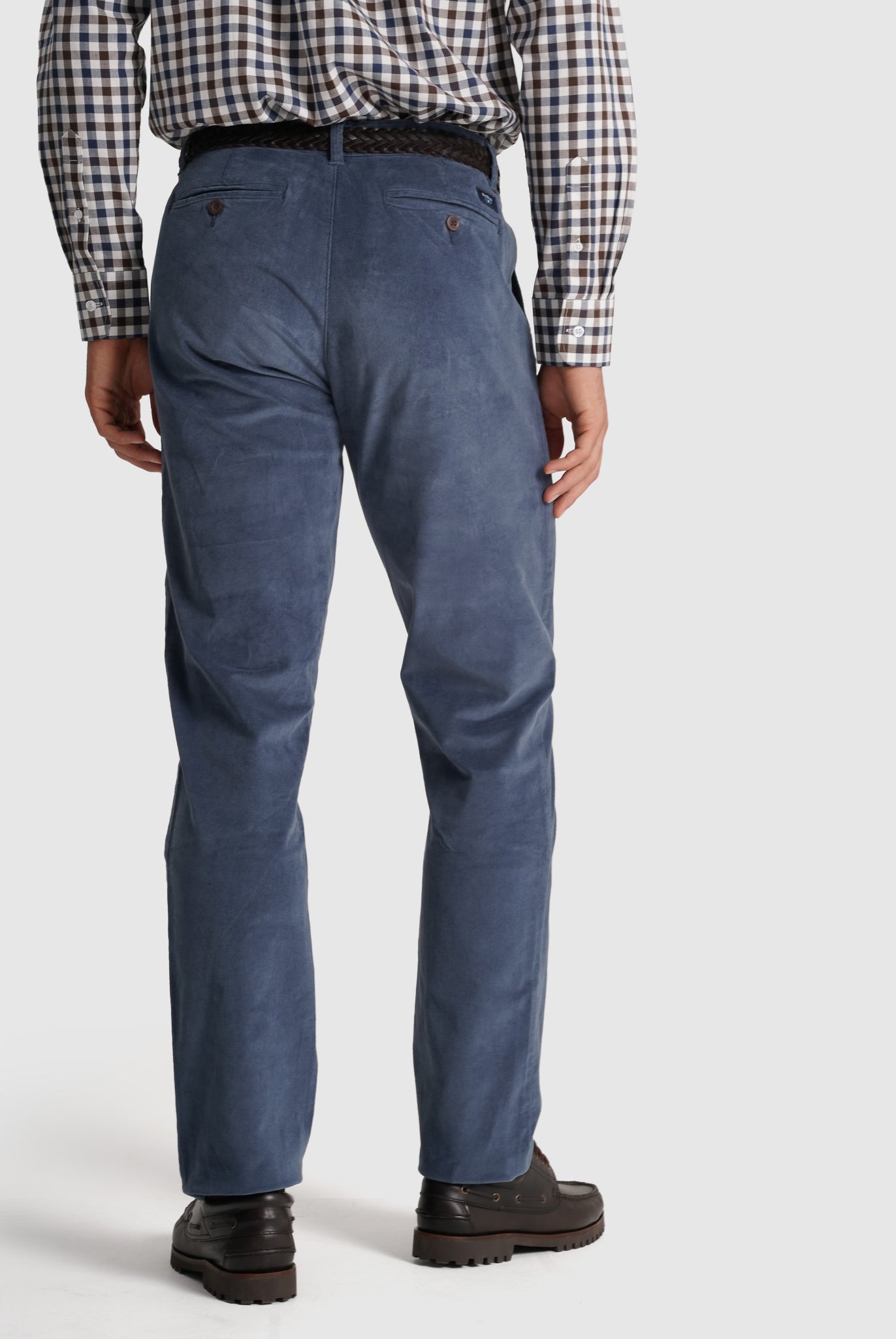 Calça Algodão Azuis Regular Fit Mr. Blue