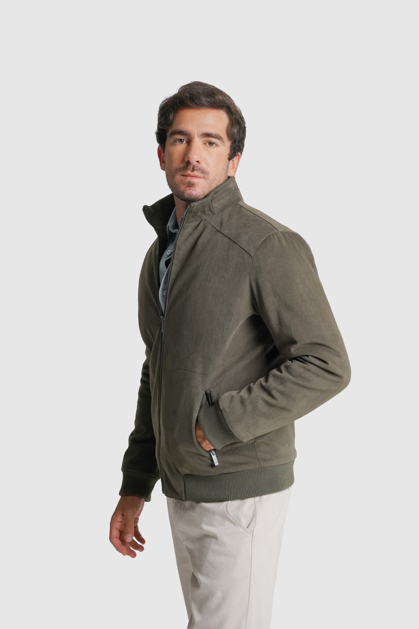 BLUSÃO OUTROS REGULAR FIT VERDE LISO MR. BLUE