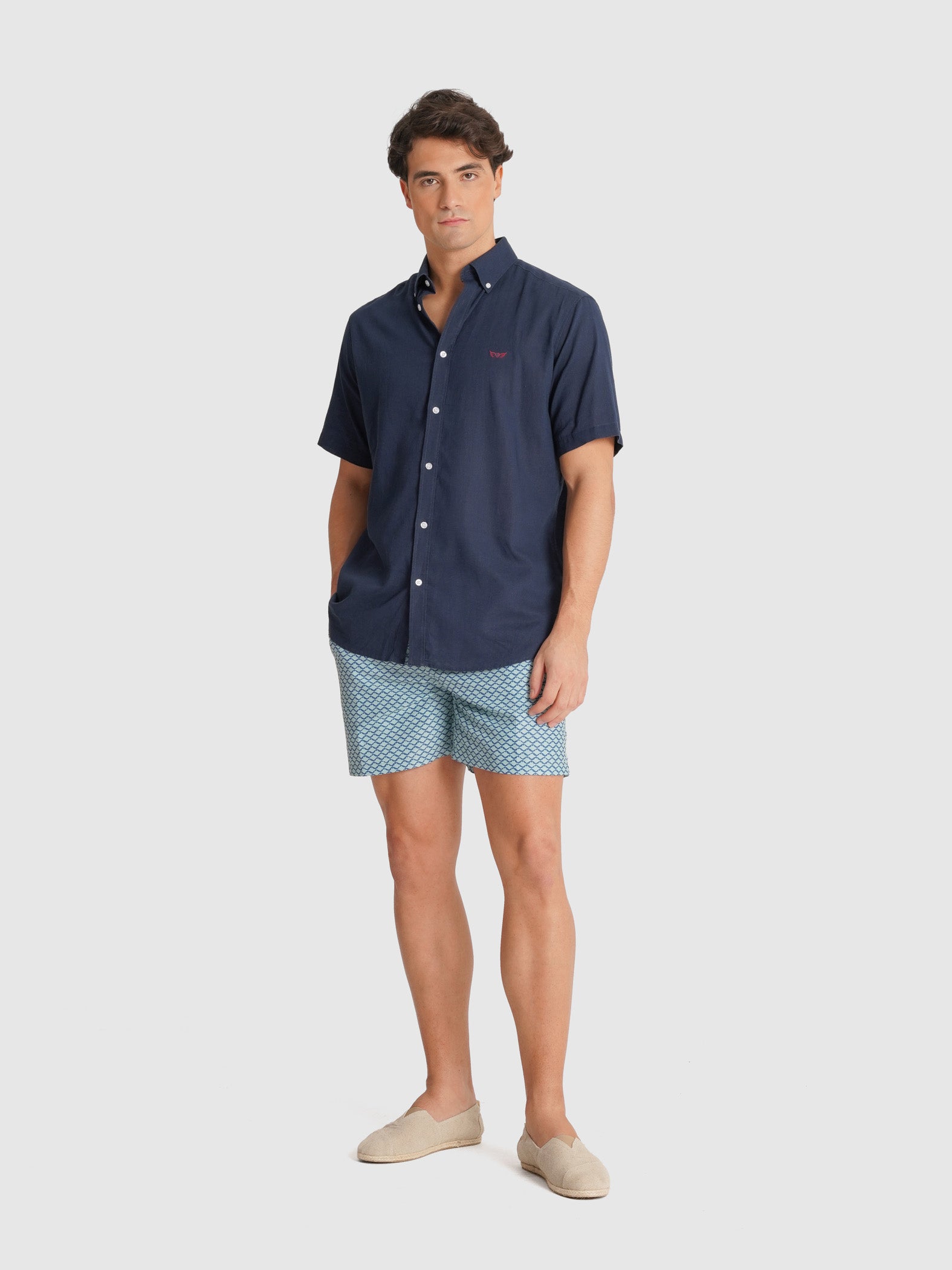 REGULAR FIT MR. BLUE SWIMMING SUIT BLUE