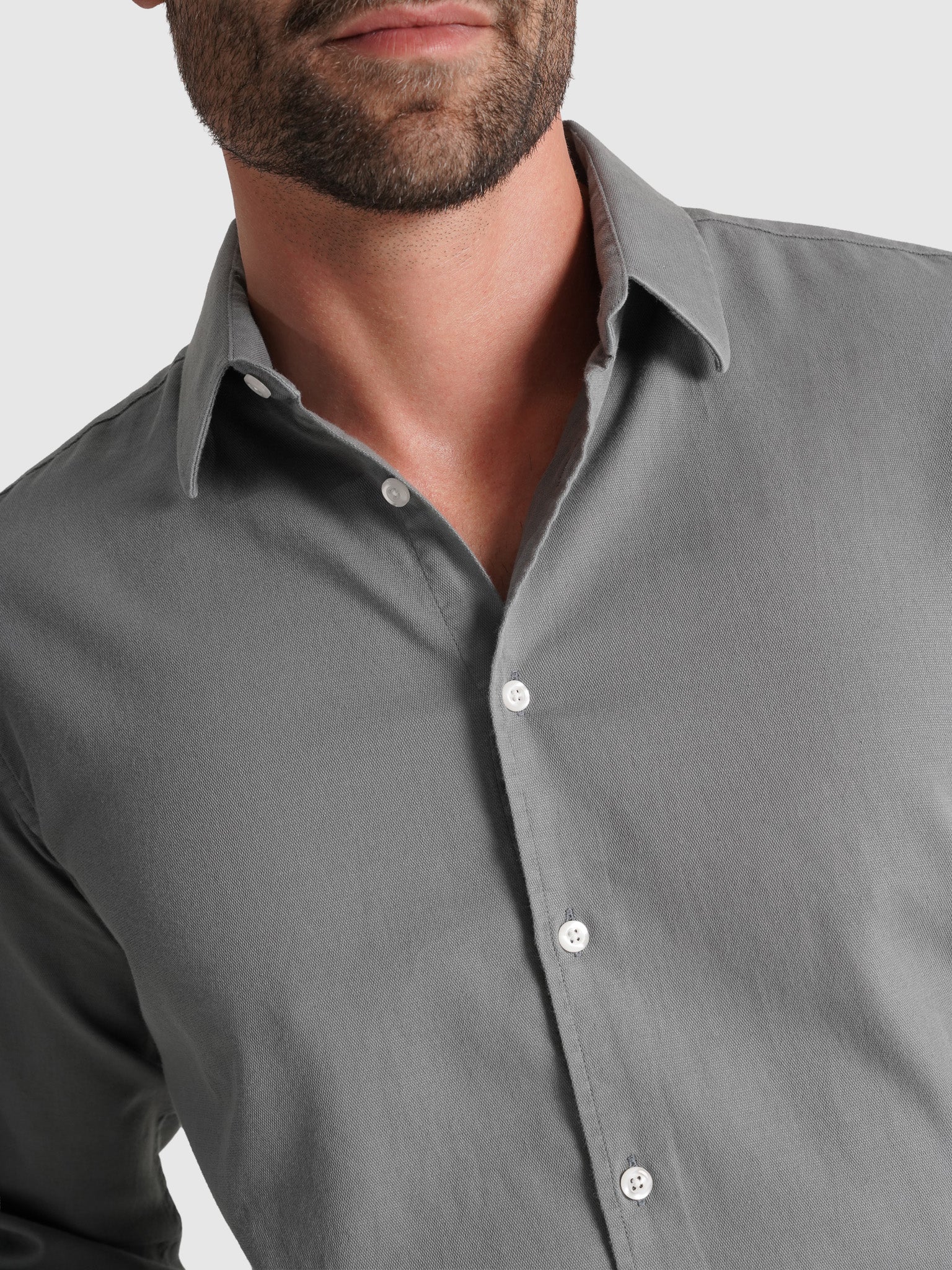 CAMISA ALGODÃO VERDE MANGA COMPRIDA REGULAR FIT MARK BELLUCCI