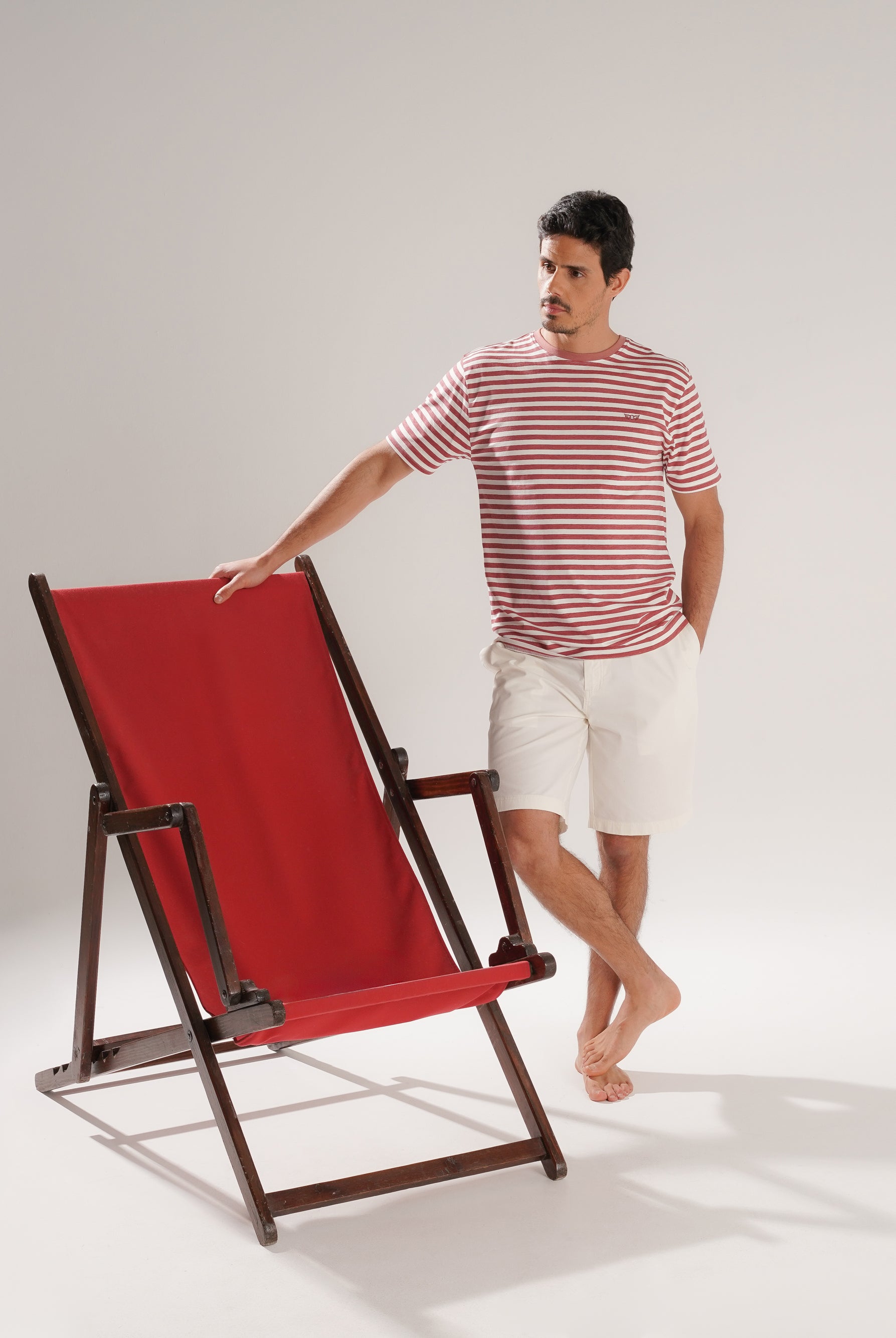 BERMUDA TWILL BRANCOS REGULAR FIT MR. BLUE