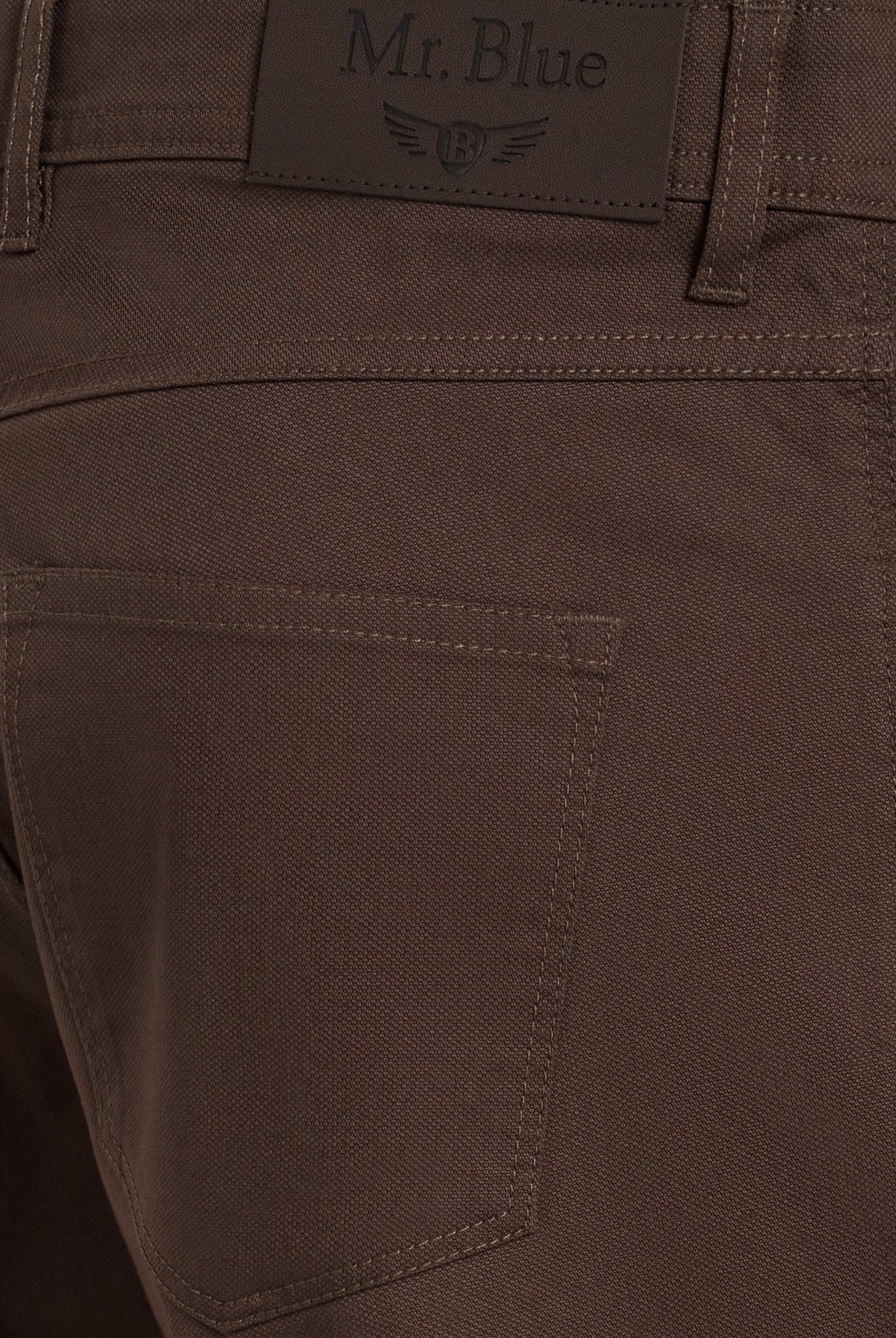 Calça Algodão Castanhas Slim Fit Mr. Blue