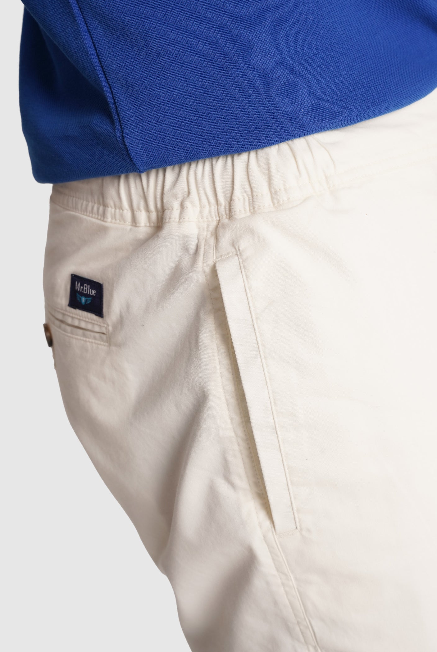 BERMUDA TWILL BRANCOS REGULAR FIT MR. BLUE