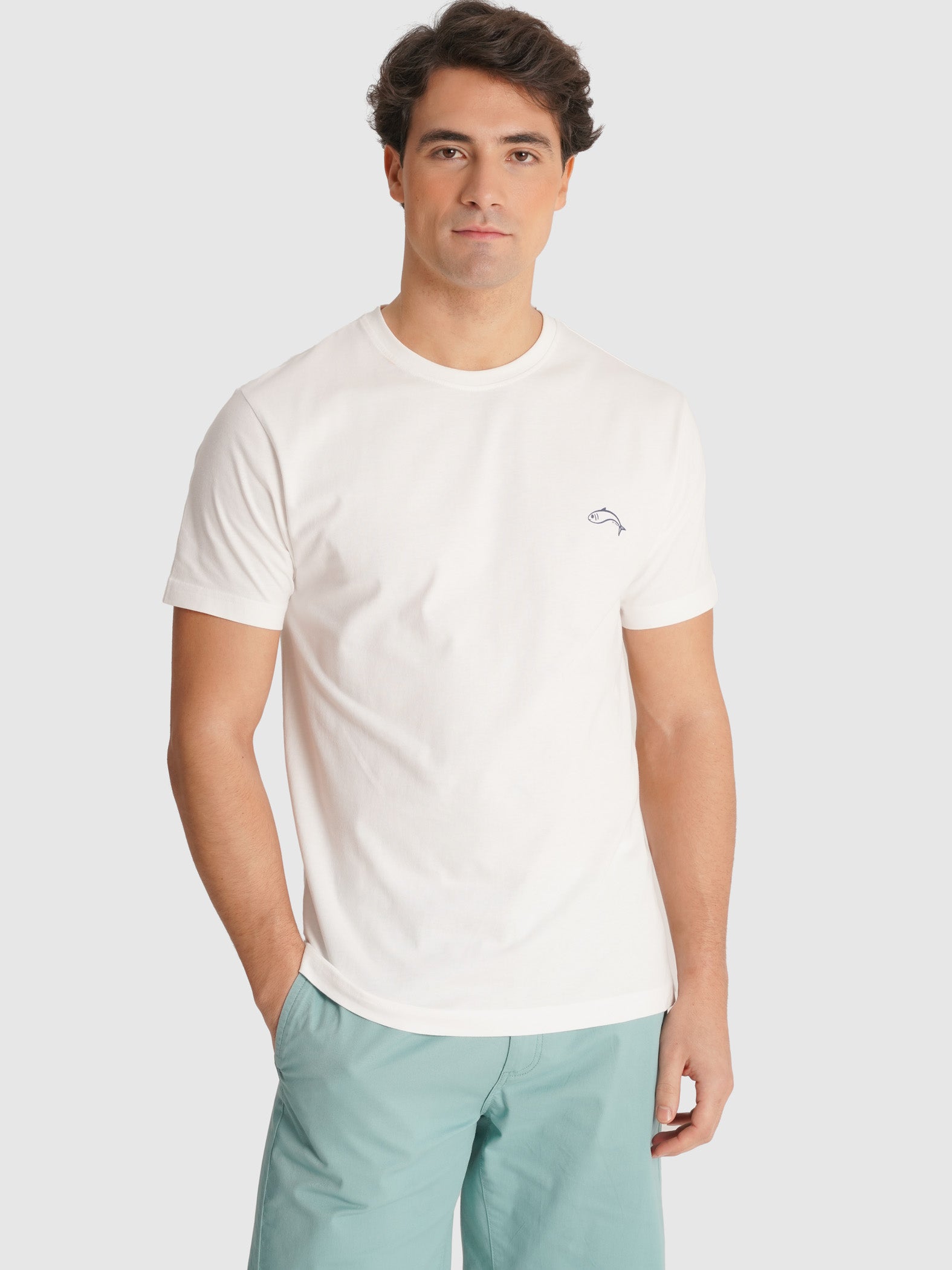 RAW T-SHIRT SHORT SLEEVE REGULAR FIT MR. BLUE