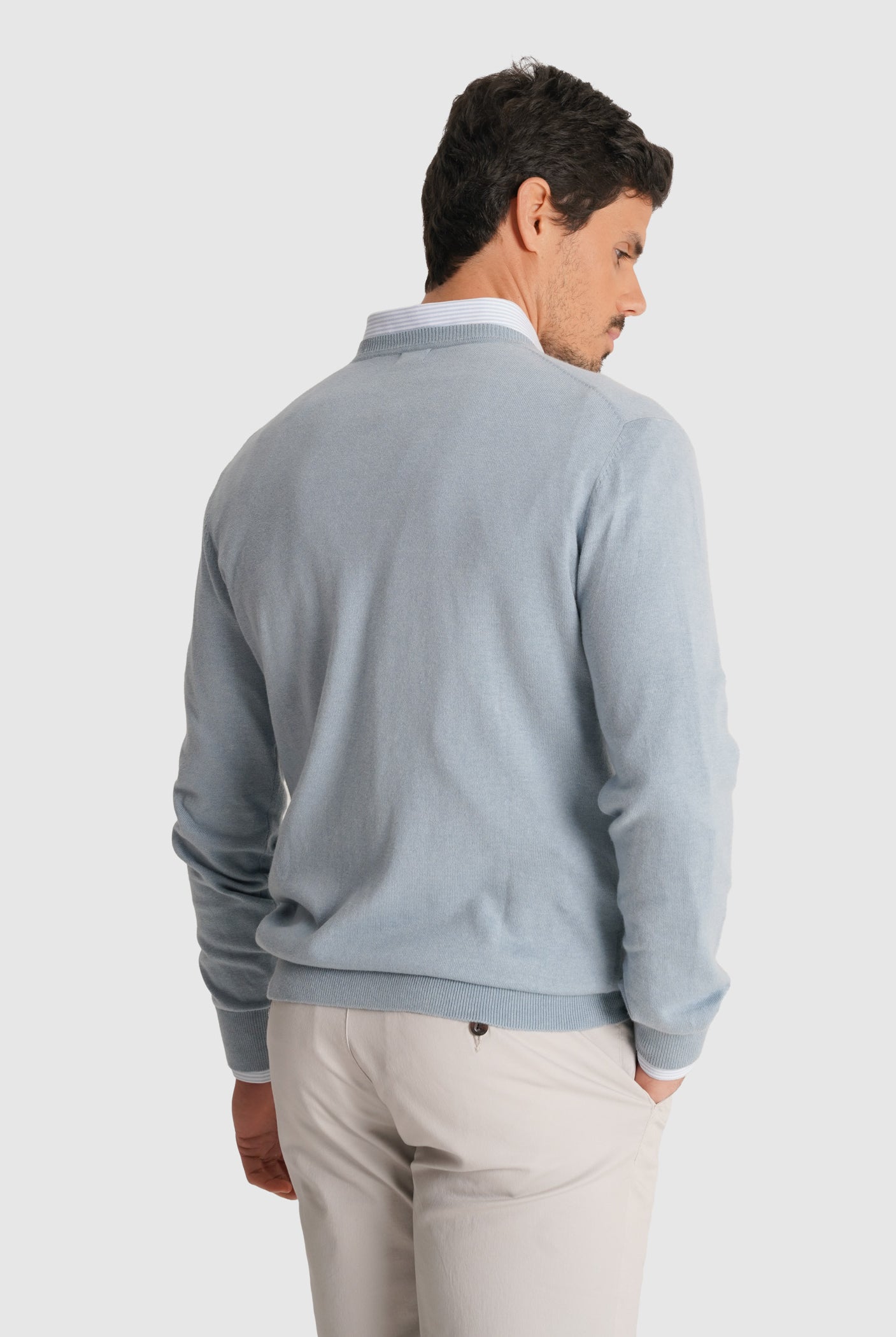 PULLOVER AZUL REGULAR FIT MR. BLUE