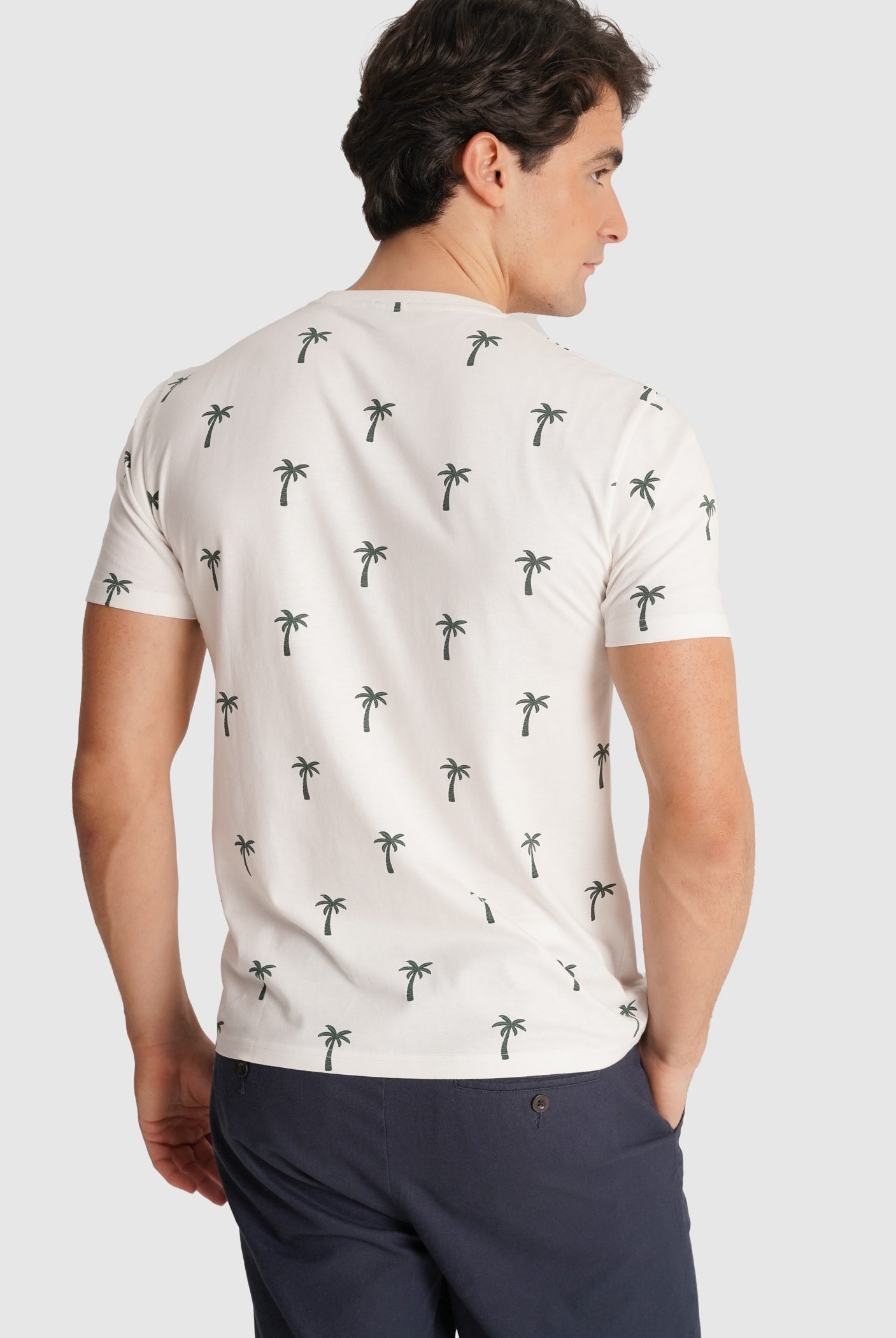 T-SHIRT CRU MANGA CURTA REGULAR FIT MR. BLUE