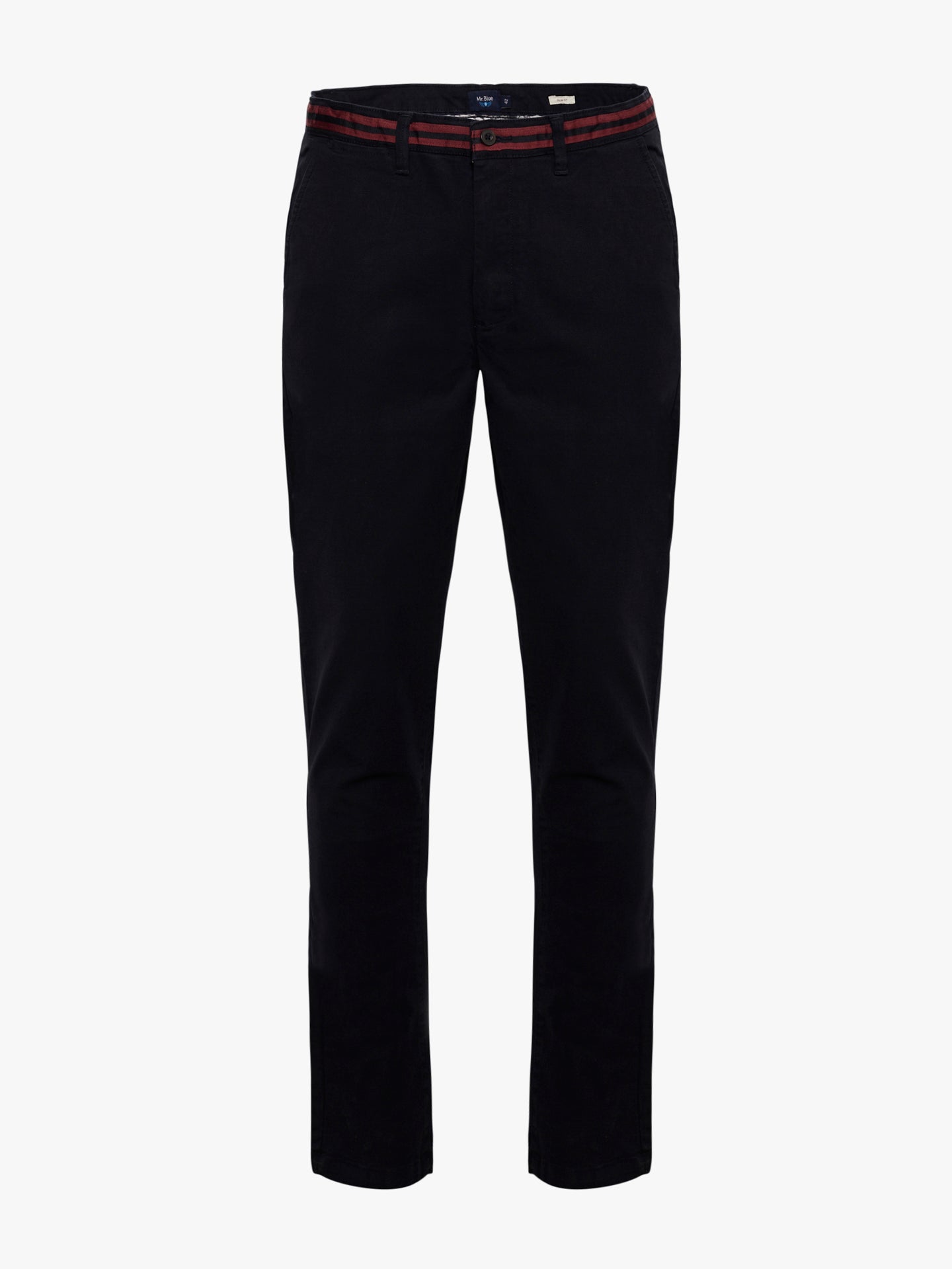 CALÇAS ESTRUTURADA AZUIS SLIM FIT MR. BLUE