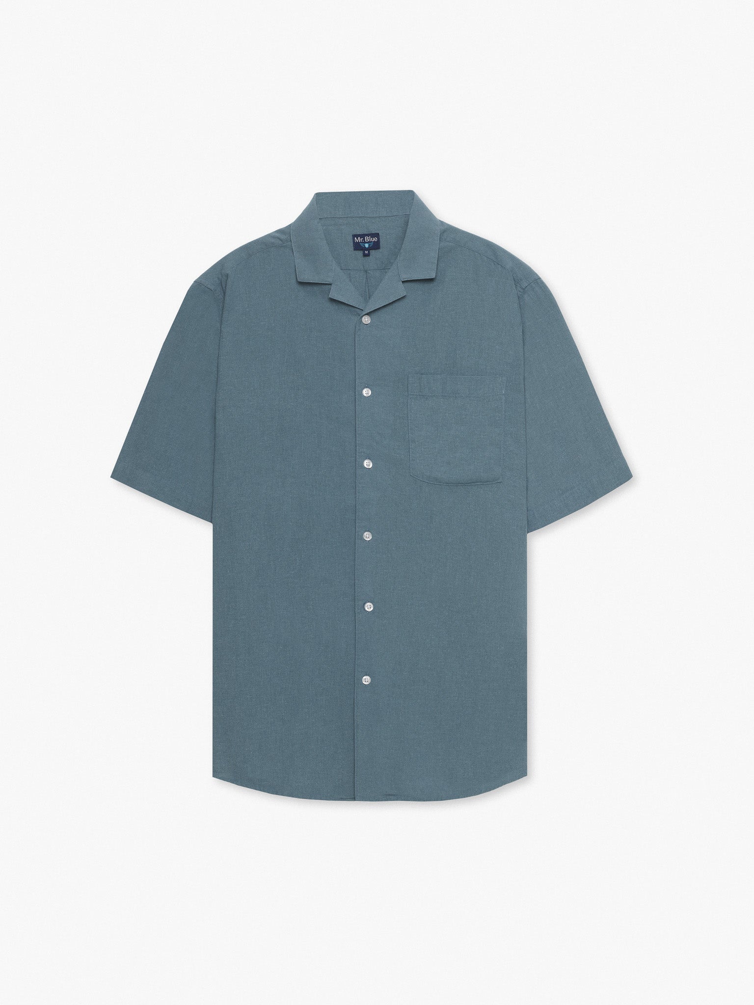BLUE SHORT SLEEVE REGULAR FIT MR. BLUE