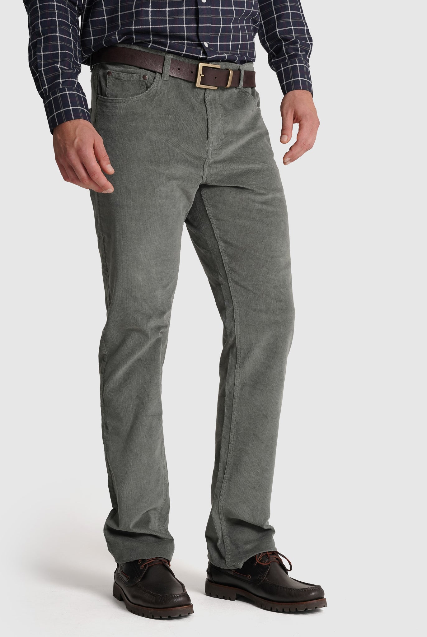 Calça Algodão Verdes Slim Fit Mr. Blue