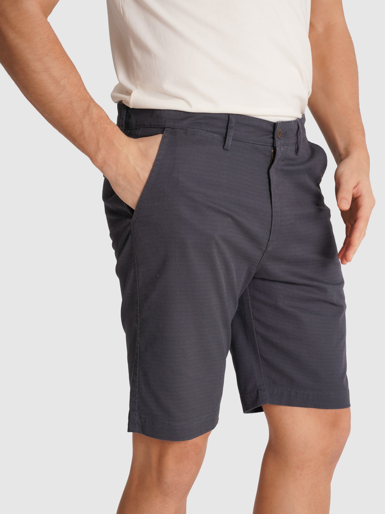 REGULAR FIT BLUE BERMUDA MR. BLUE