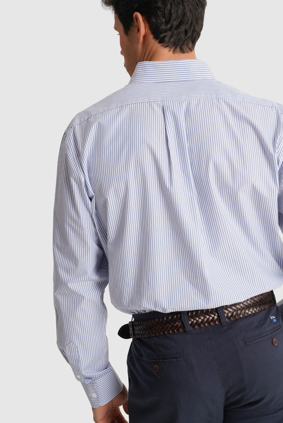 CAMISA AZUL MANGA COMPRIDA REGULAR FIT MR. BLUE