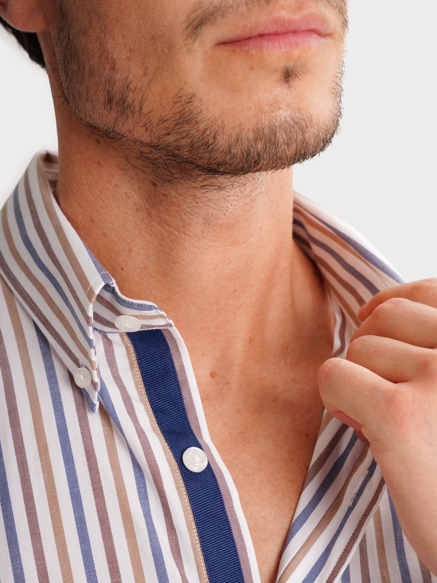 CAMISA BRANCA REGULAR FIT MR. BLUE